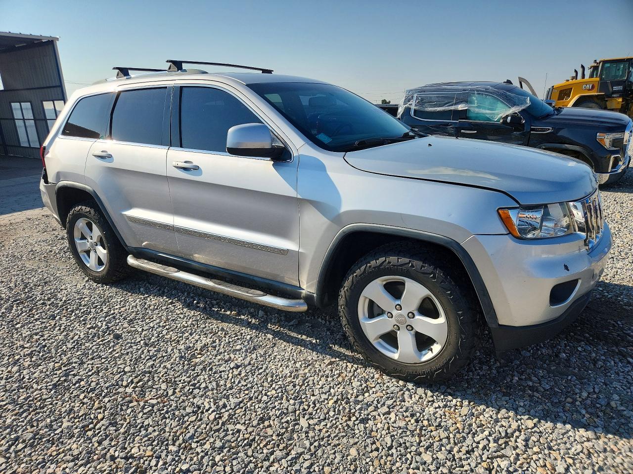 2012 Jeep Grand Cherokee Laredo Silver vin: 1C4RJFAG0CC149823