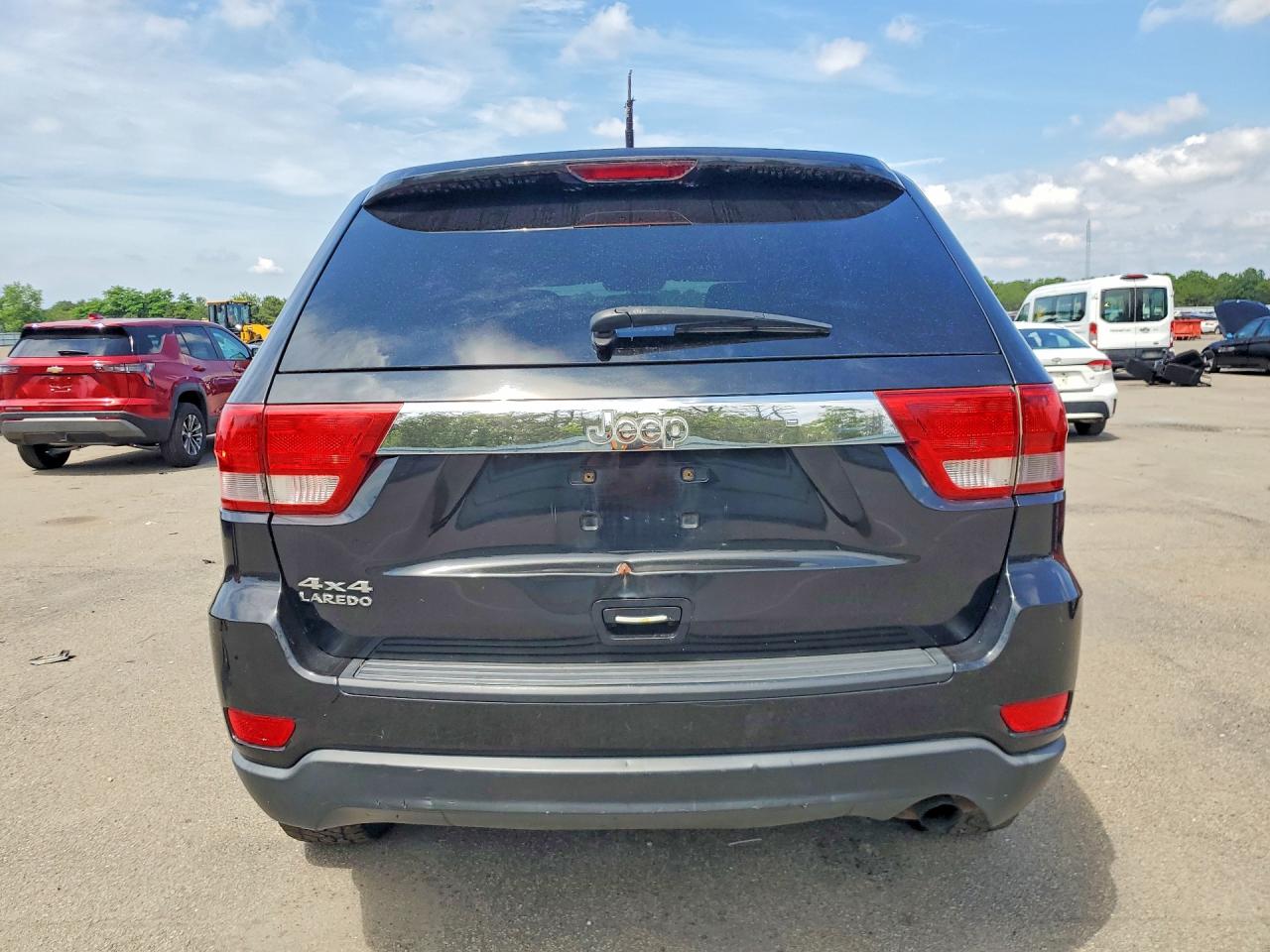 2012 Jeep Grand Cherokee Laredo Black vin: 1C4RJFAG0CC166010