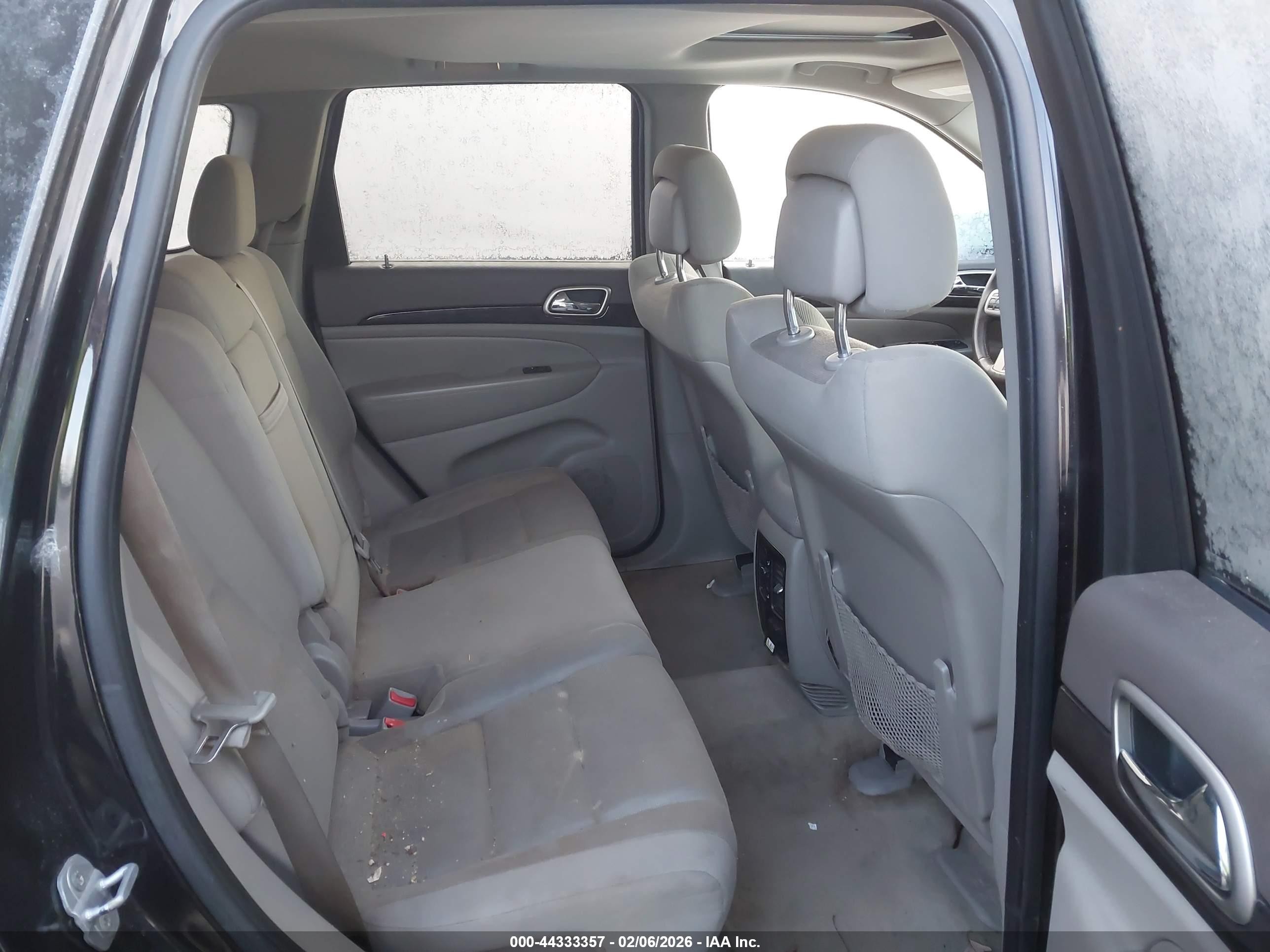 2012 Jeep Grand Cherokee Laredo Black vin: 1C4RJFAG0CC222303