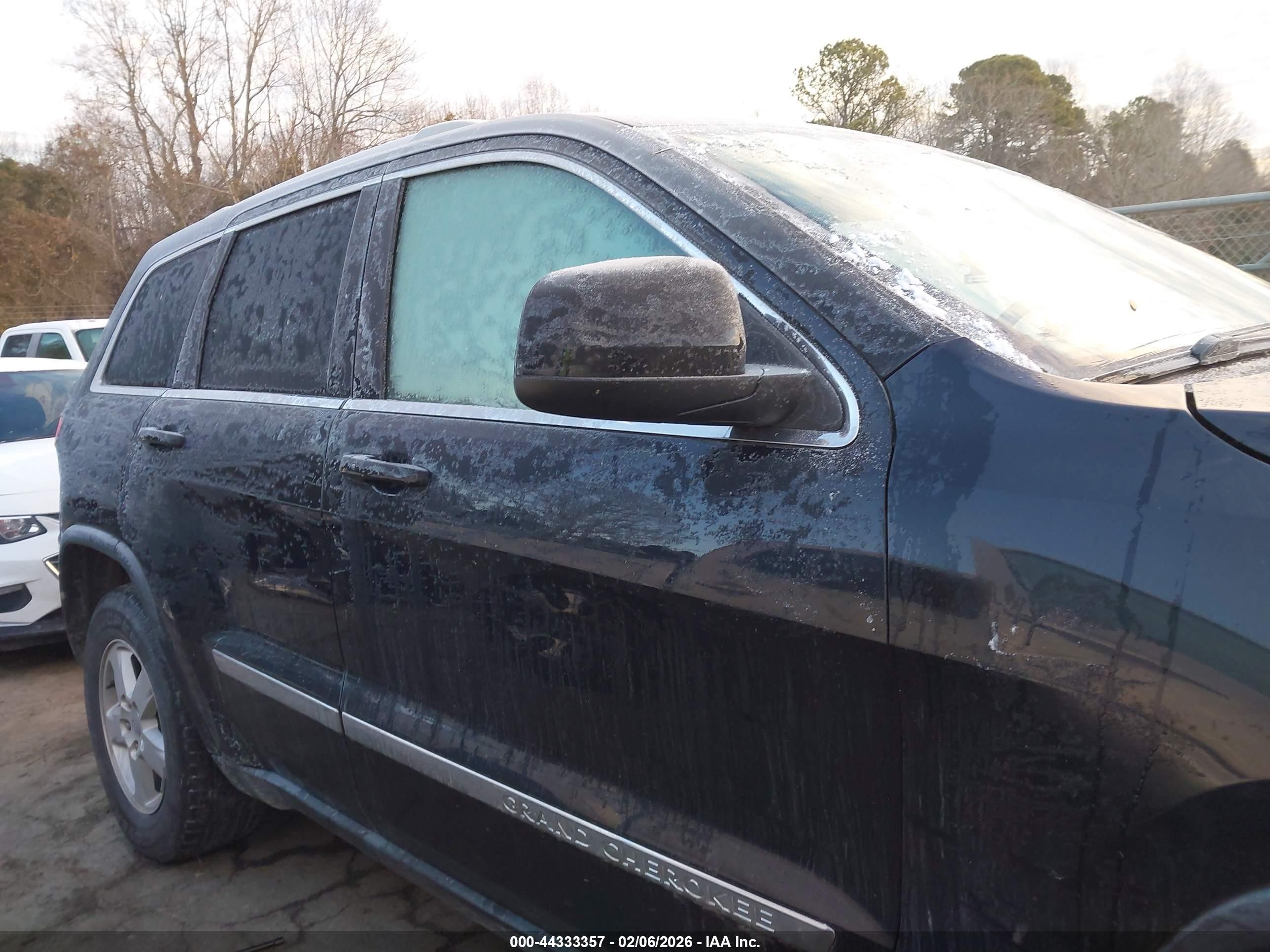 2012 Jeep Grand Cherokee Laredo Black vin: 1C4RJFAG0CC222303