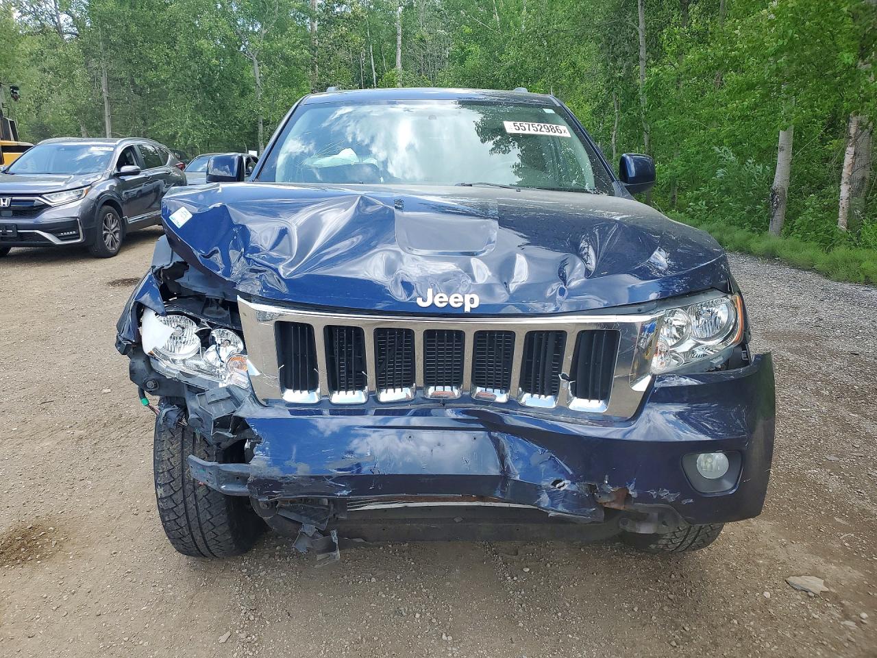 2012 Jeep Grand Cherokee Laredo Blue vin: 1C4RJFAG0CC241630