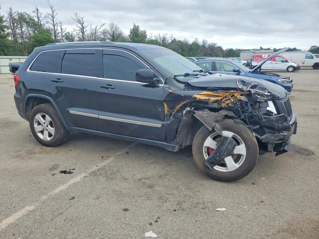 2012 Jeep Grand Cherokee Laredo Черный vin: 1C4RJFAG0CC245354
