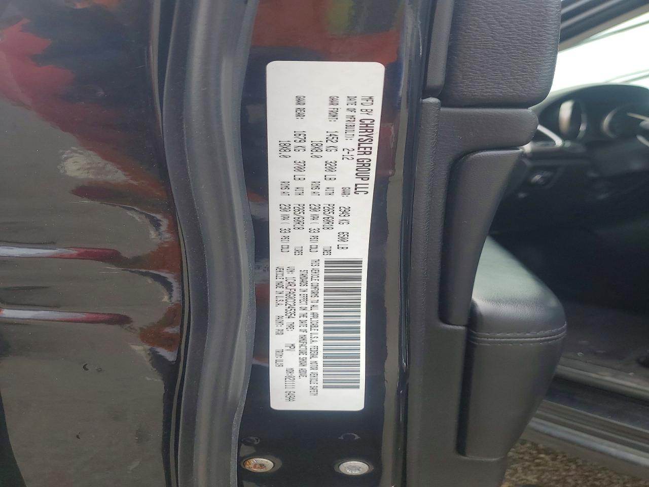 2012 Jeep Grand Cherokee Laredo Черный vin: 1C4RJFAG0CC245354
