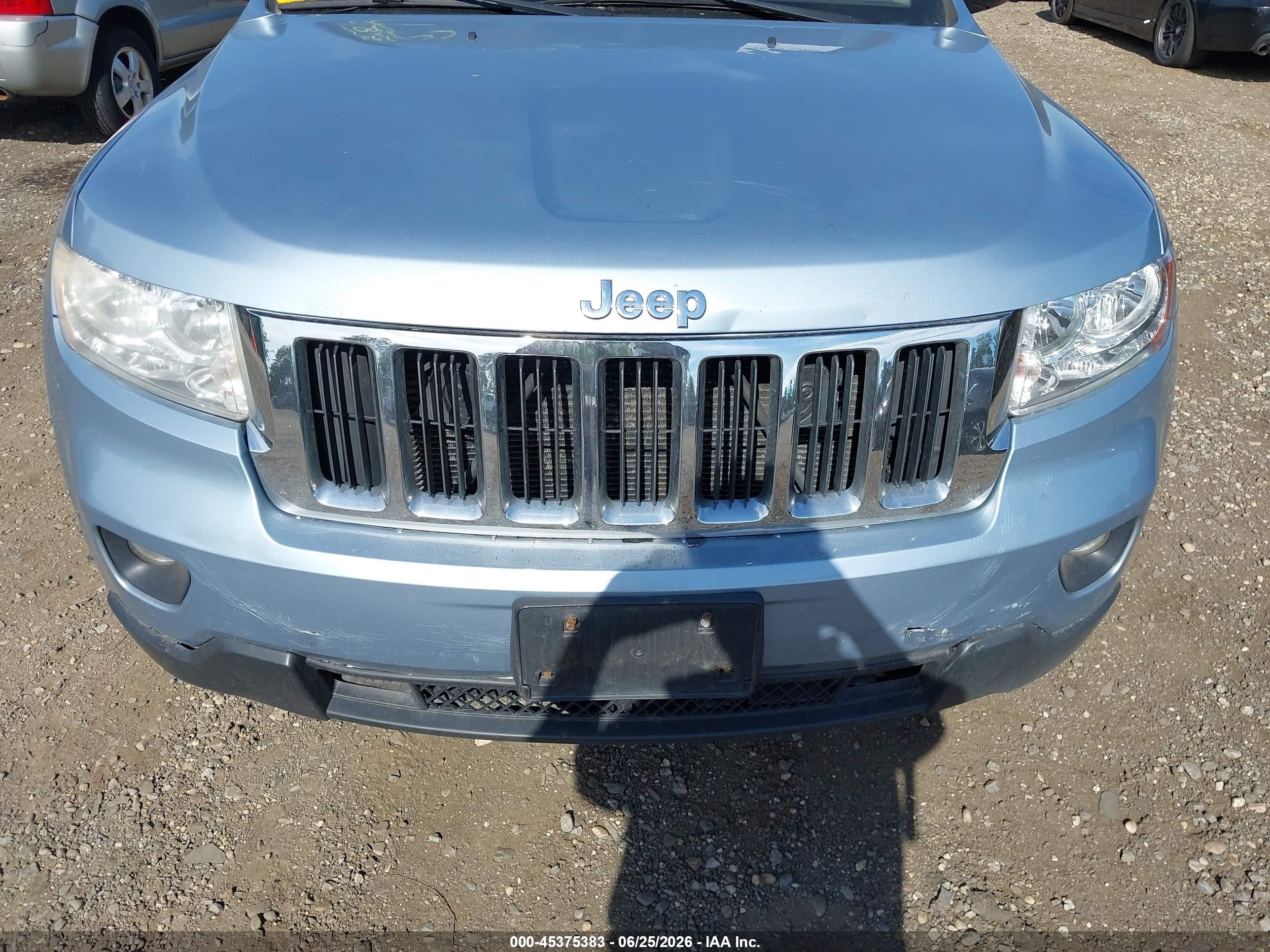2012 Jeep Grand Cherokee Laredo Blue vin: 1C4RJFAG0CC304094