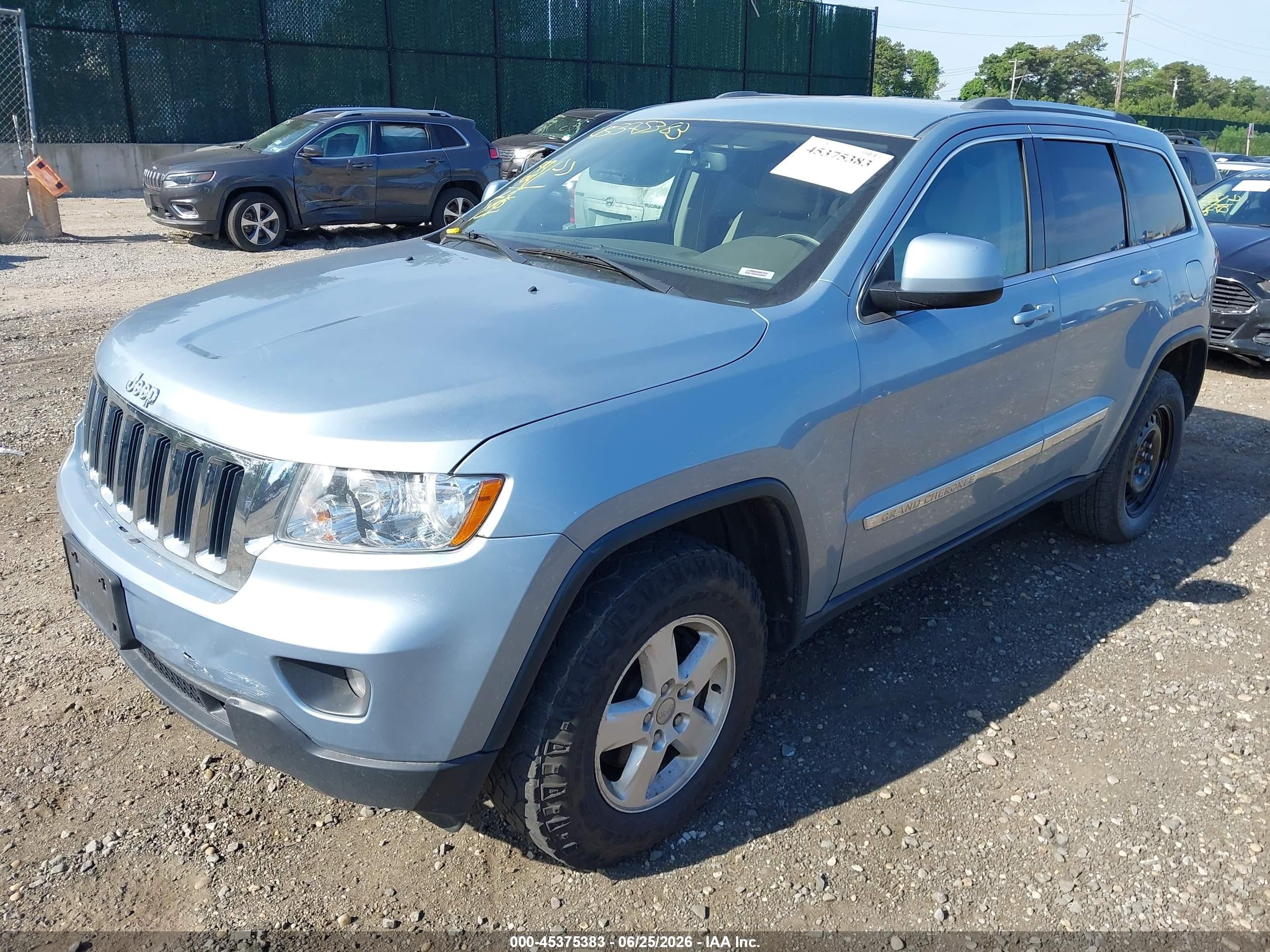 2012 Jeep Grand Cherokee Laredo Blue vin: 1C4RJFAG0CC304094
