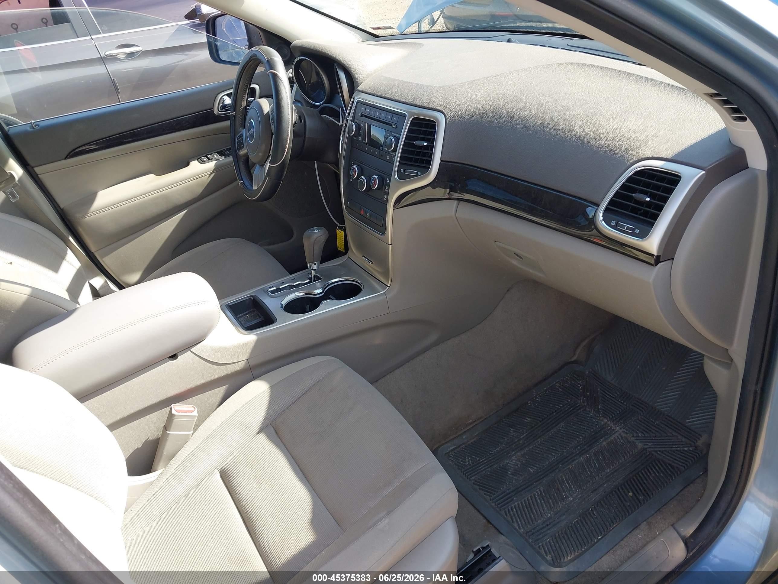 2012 Jeep Grand Cherokee Laredo Blue vin: 1C4RJFAG0CC304094