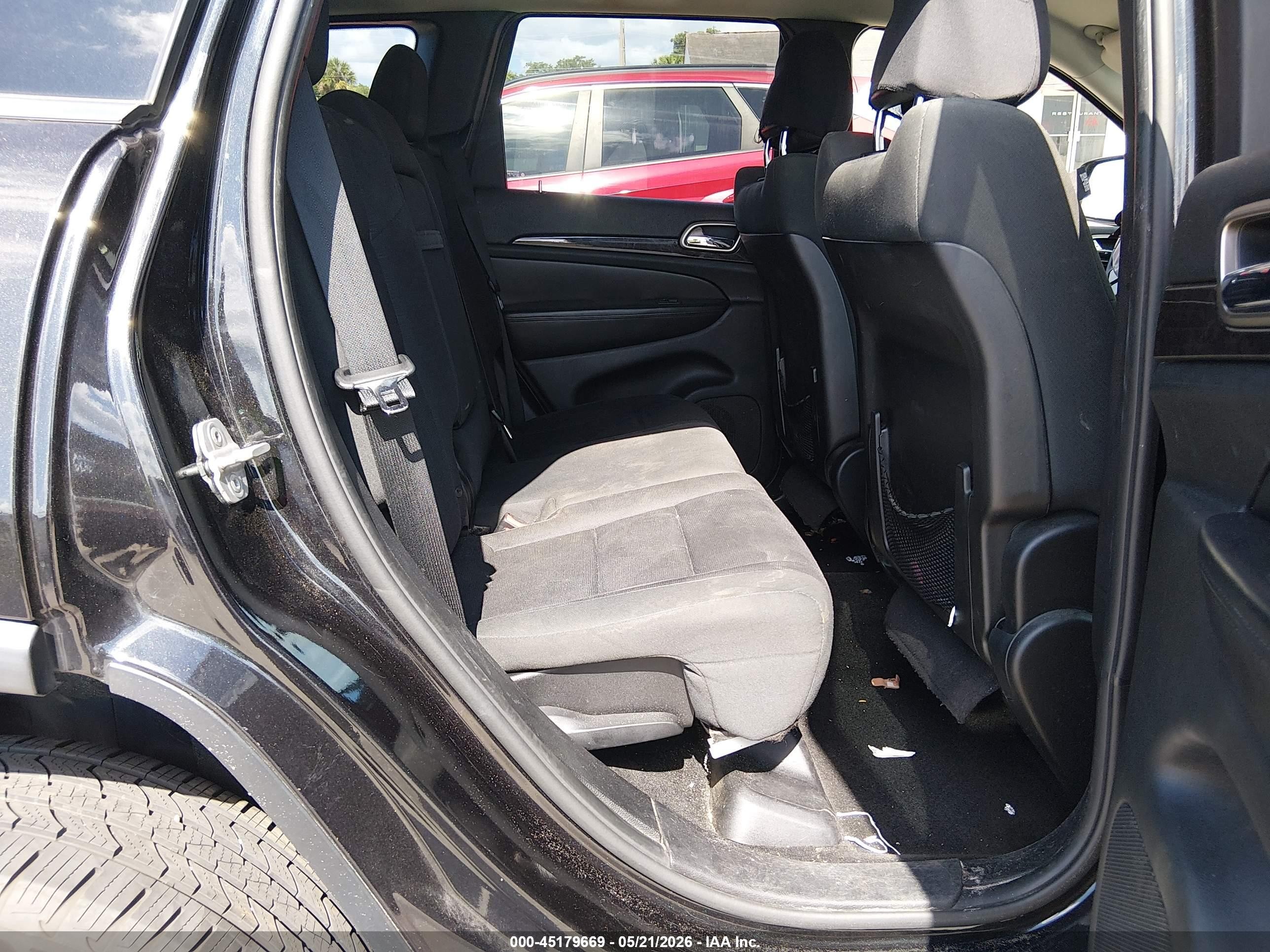 2012 Jeep Grand Cherokee Laredo Black vin: 1C4RJFAG0CC350007