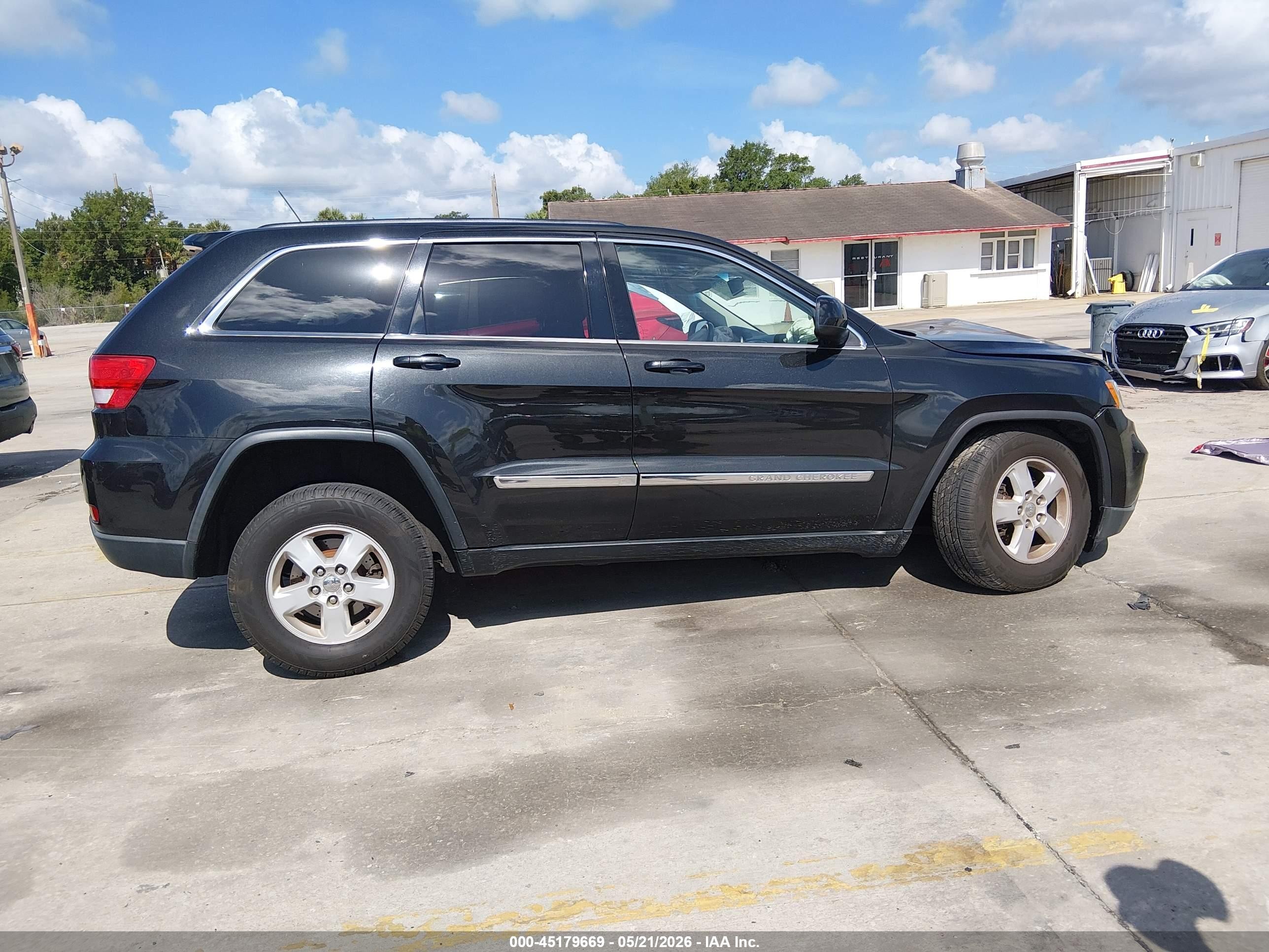 2012 Jeep Grand Cherokee Laredo Black vin: 1C4RJFAG0CC350007