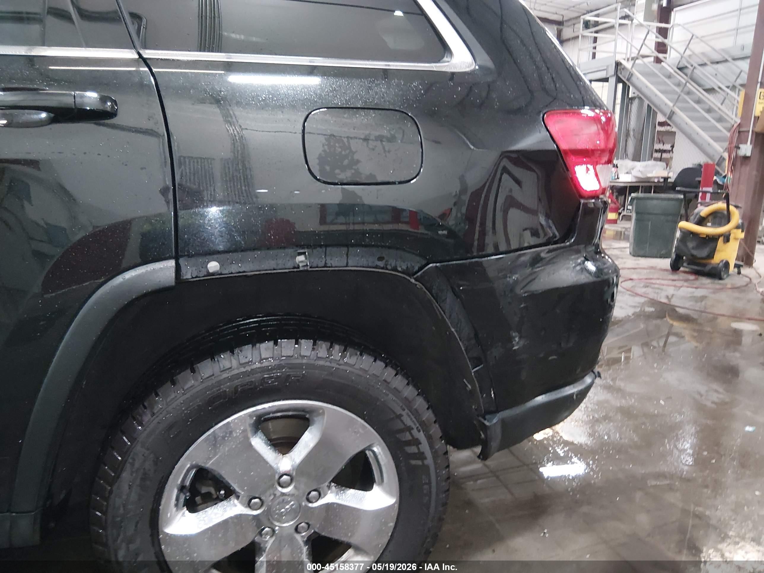 2012 Jeep Grand Cherokee Laredo Black vin: 1C4RJFAG0CC360777