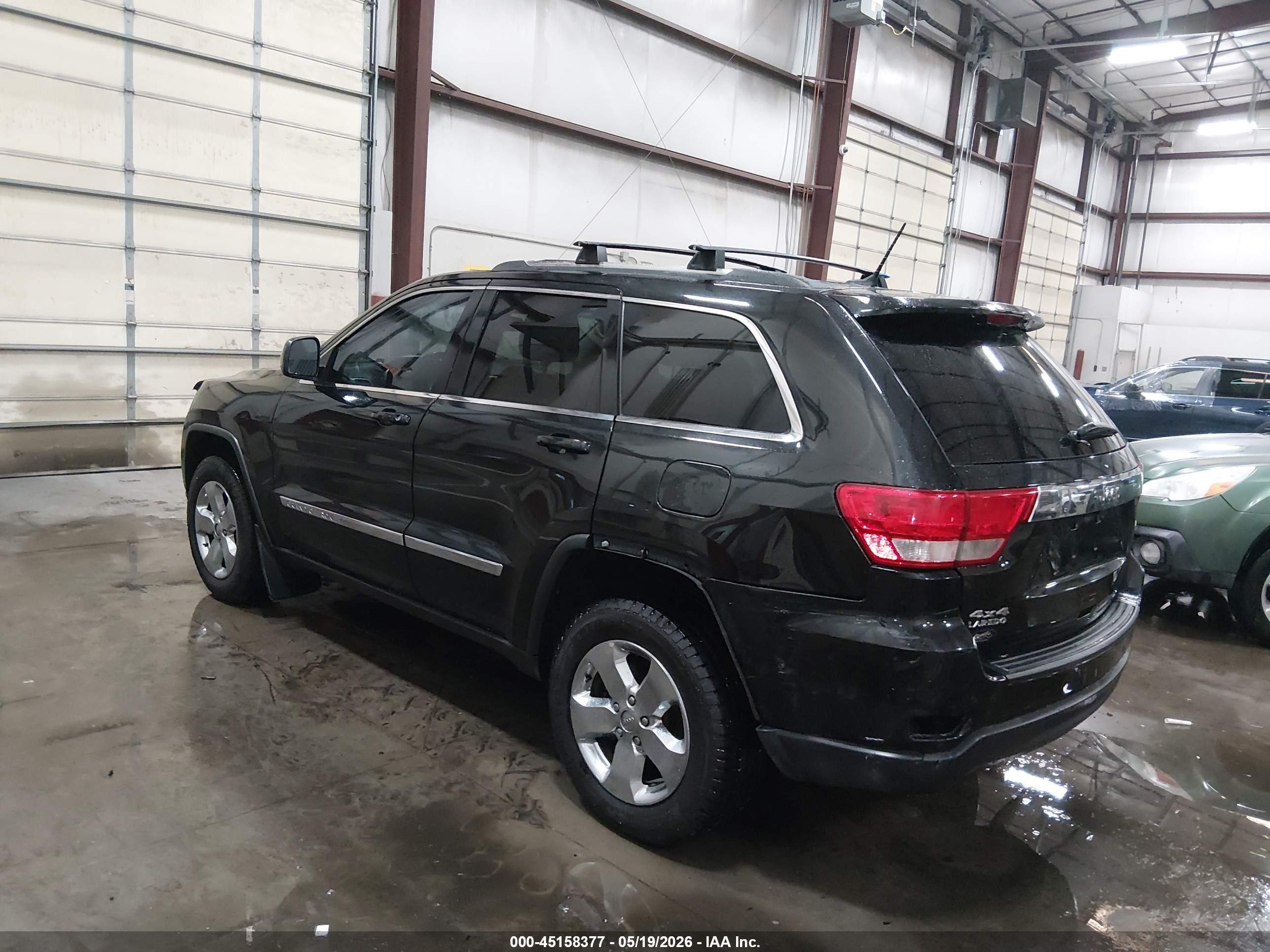 2012 Jeep Grand Cherokee Laredo Black vin: 1C4RJFAG0CC360777
