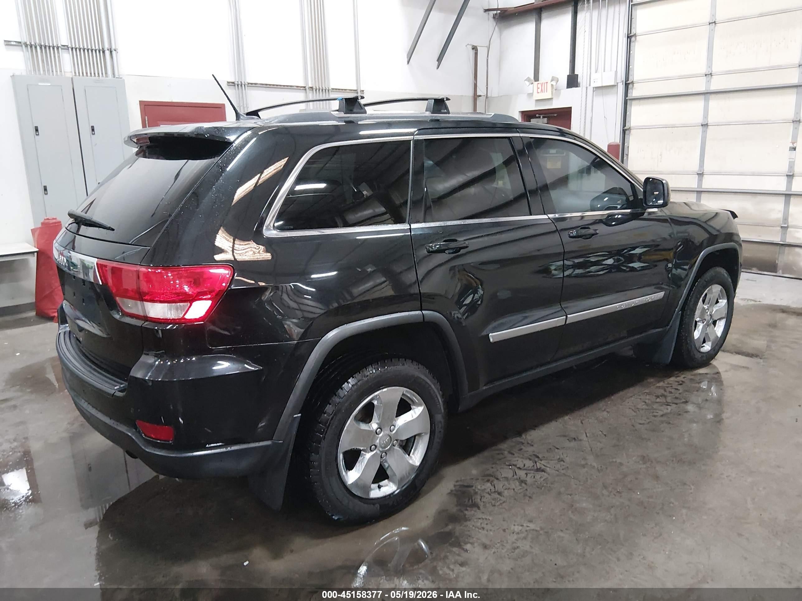 2012 Jeep Grand Cherokee Laredo Black vin: 1C4RJFAG0CC360777