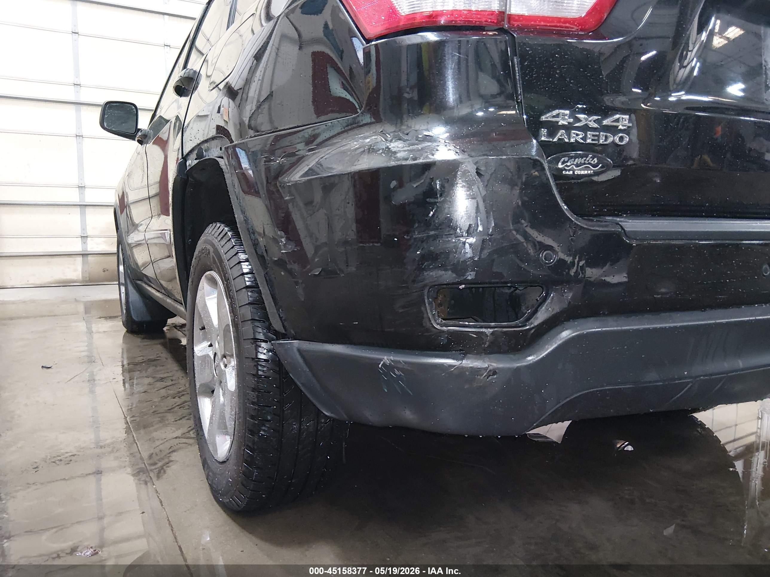 2012 Jeep Grand Cherokee Laredo Black vin: 1C4RJFAG0CC360777