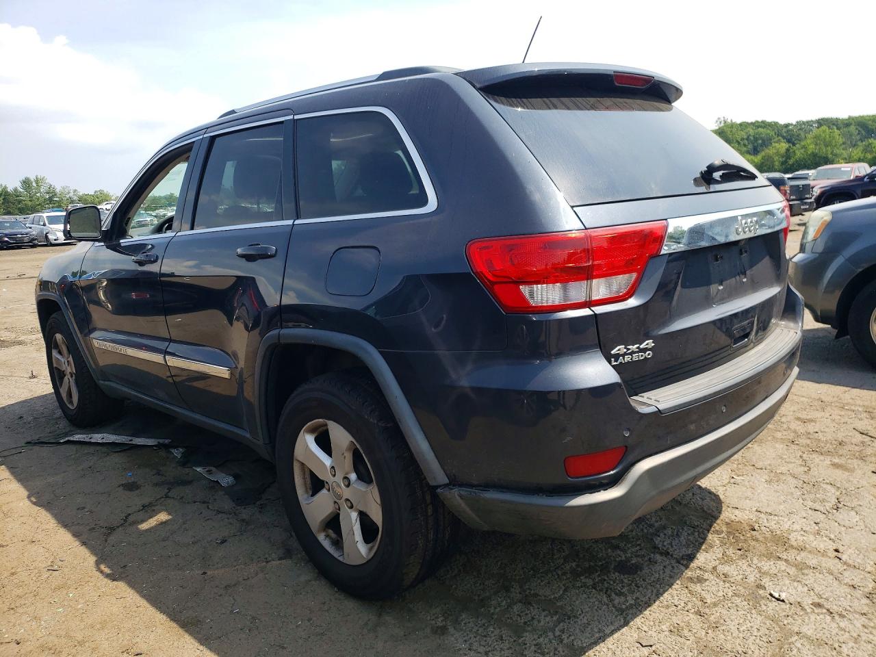2013 Jeep Grand Cherokee Laredo Gray vin: 1C4RJFAG0DC537622