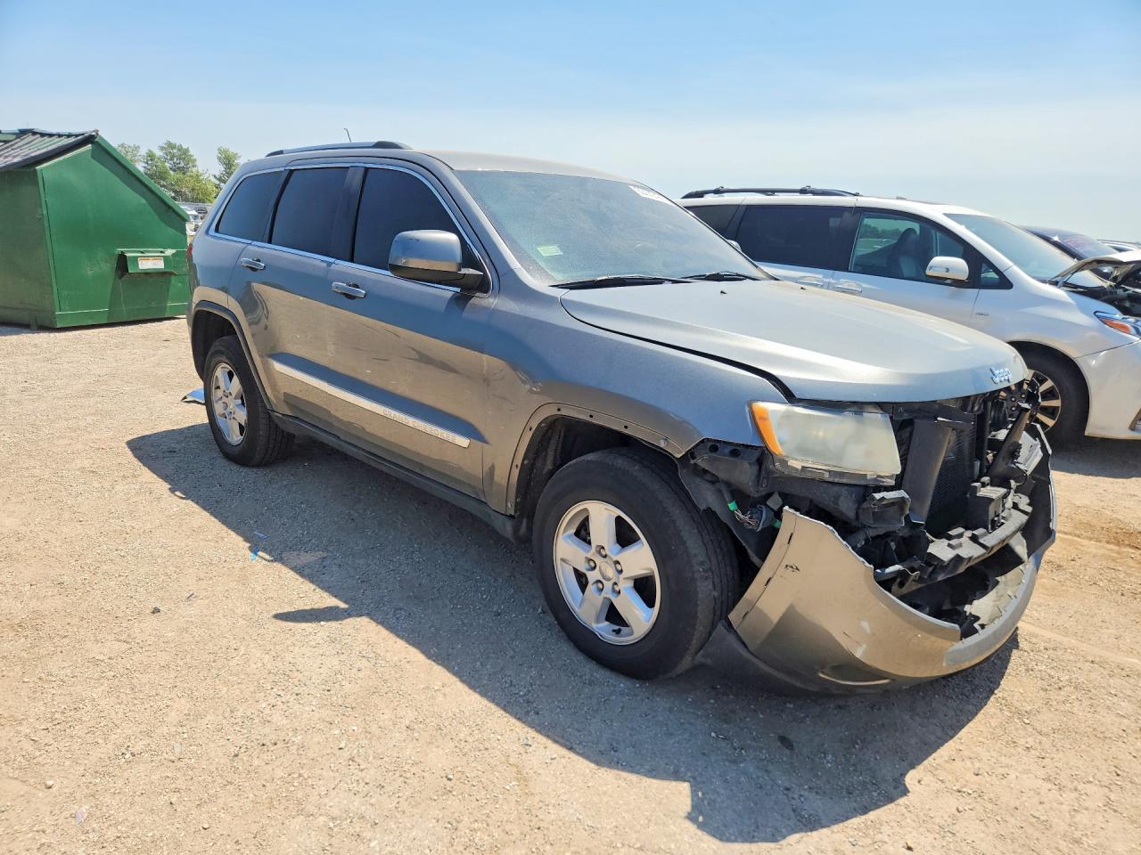 2013 Jeep Grand Cherokee Laredo Gray vin: 1C4RJFAG0DC541363