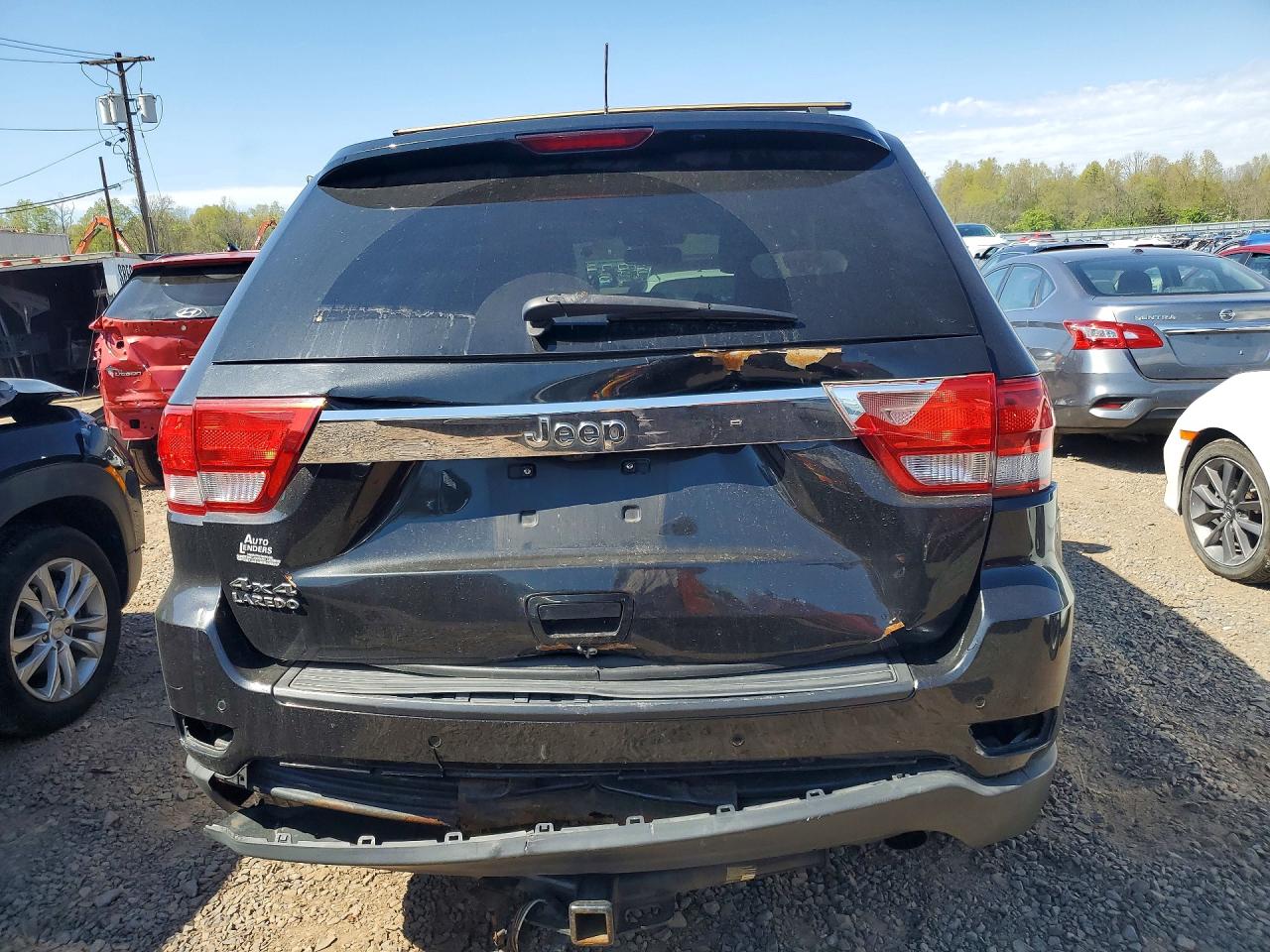 2013 Jeep Grand Cherokee Laredo Черный vin: 1C4RJFAG0DC544621