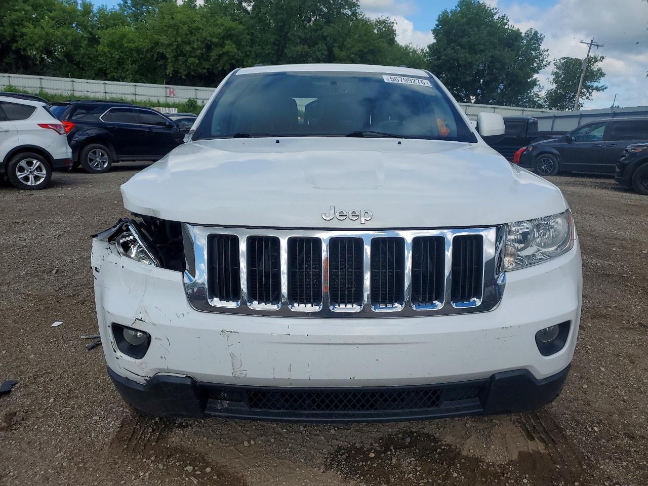 2013 Jeep Grand Cherokee Laredo White vin: 1C4RJFAG0DC587453