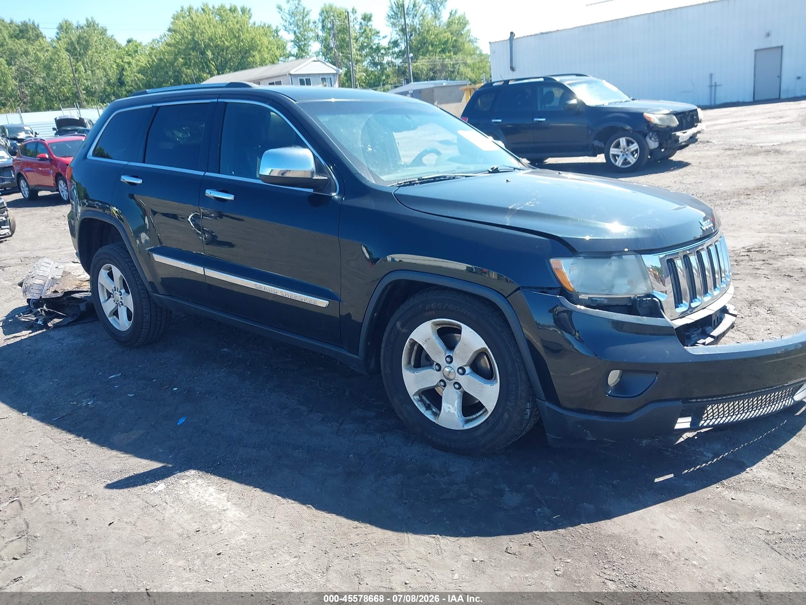 2013 Jeep Grand Cherokee Laredo Black vin: 1C4RJFAG0DC592393
