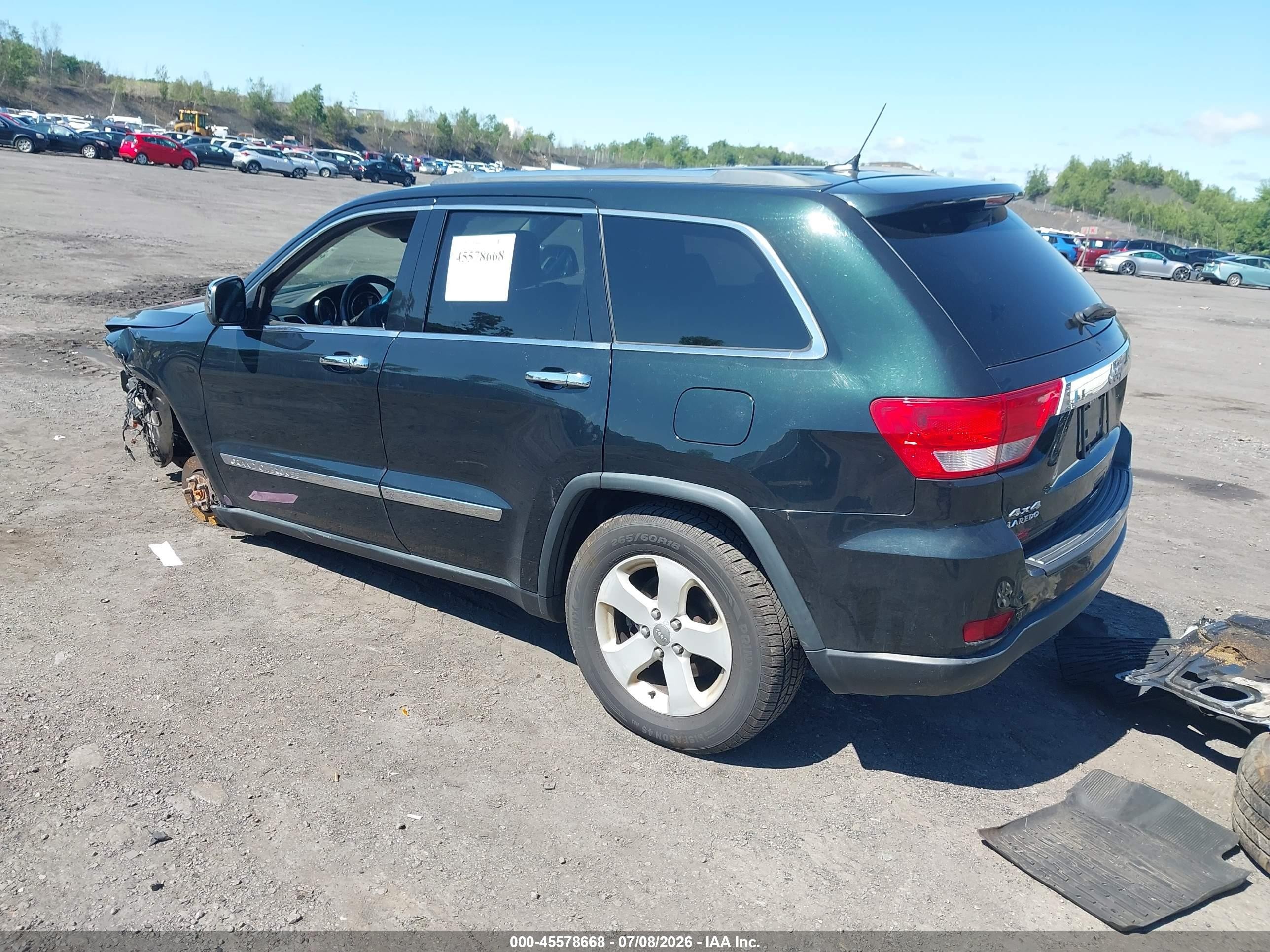 2013 Jeep Grand Cherokee Laredo Black vin: 1C4RJFAG0DC592393