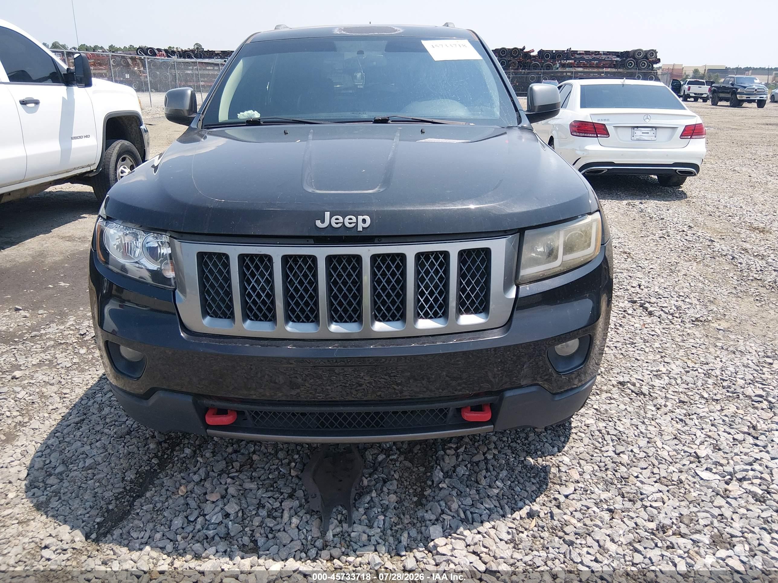 2013 Jeep Grand Cherokee Laredo Trailhawk Black vin: 1C4RJFAG0DC647795