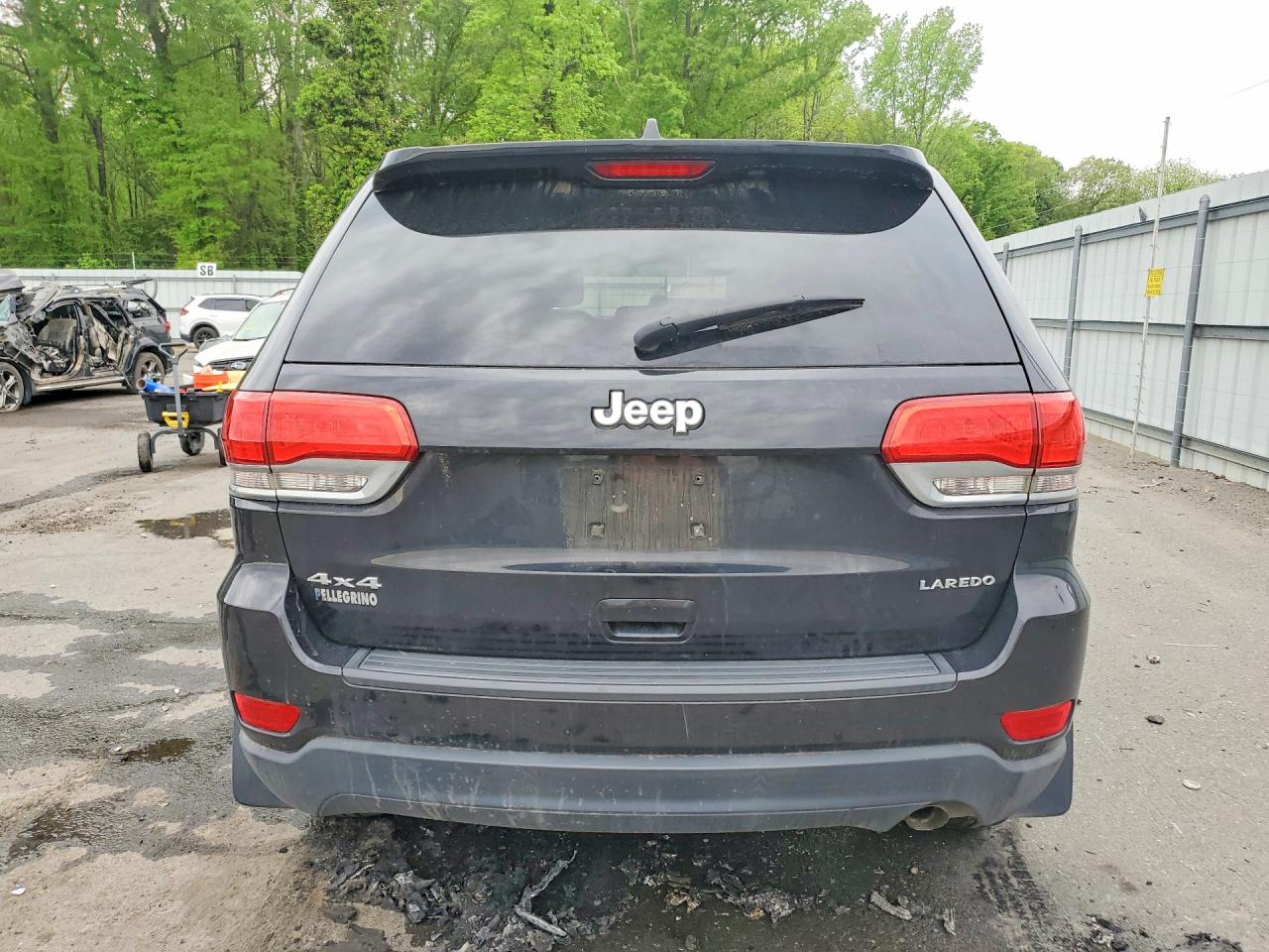 2014 Jeep Grand Cherokee Laredo Black vin: 1C4RJFAG0EC128389