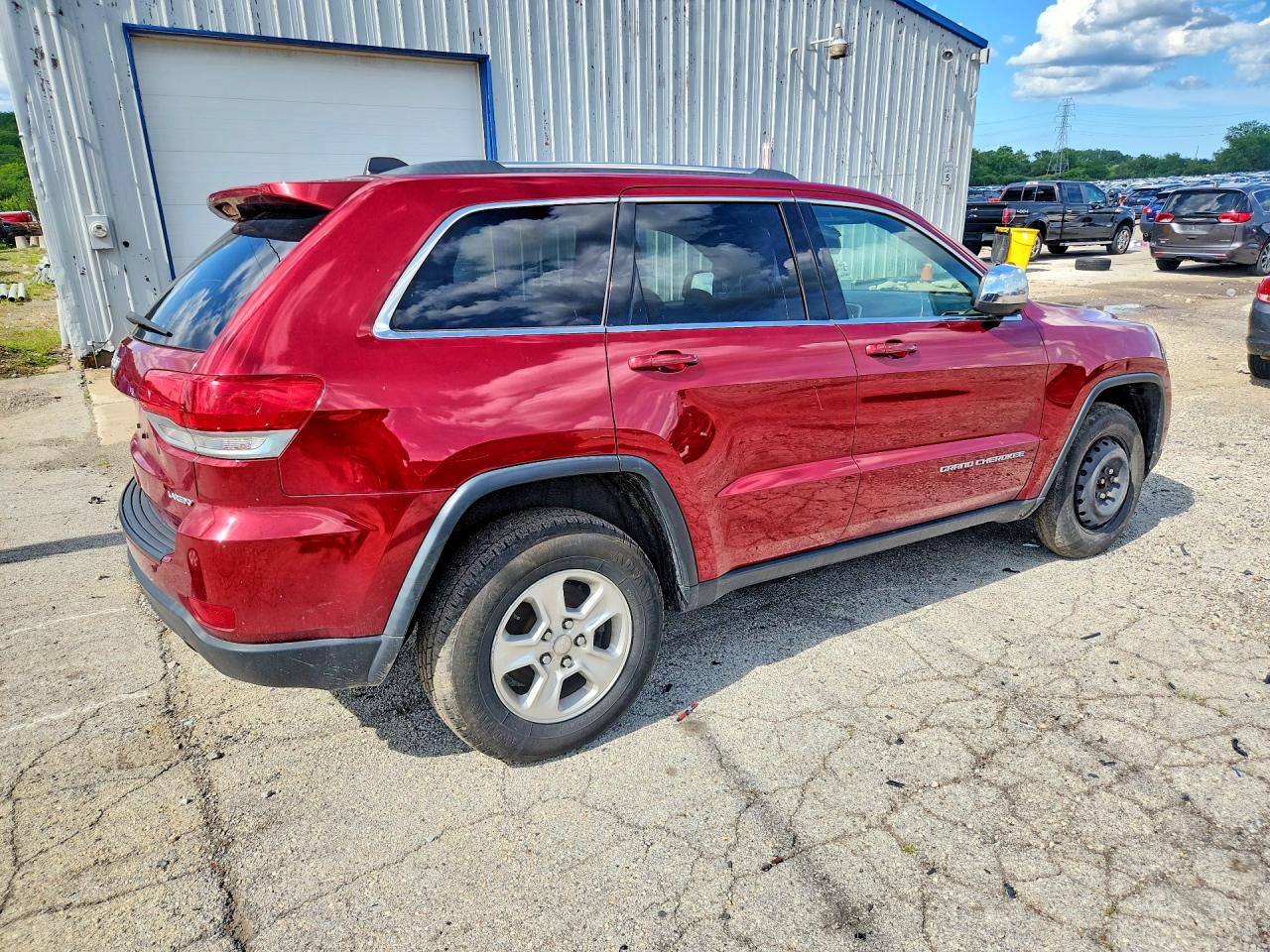 2014 Jeep Grand Cherokee Laredo Красный vin: 1C4RJFAG0EC182257