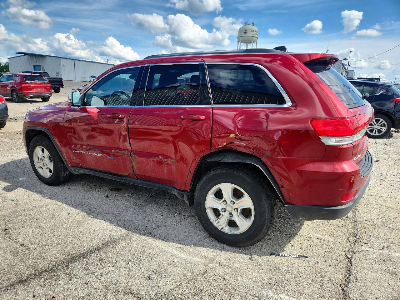 2014 Jeep Grand Cherokee Laredo Красный vin: 1C4RJFAG0EC182257