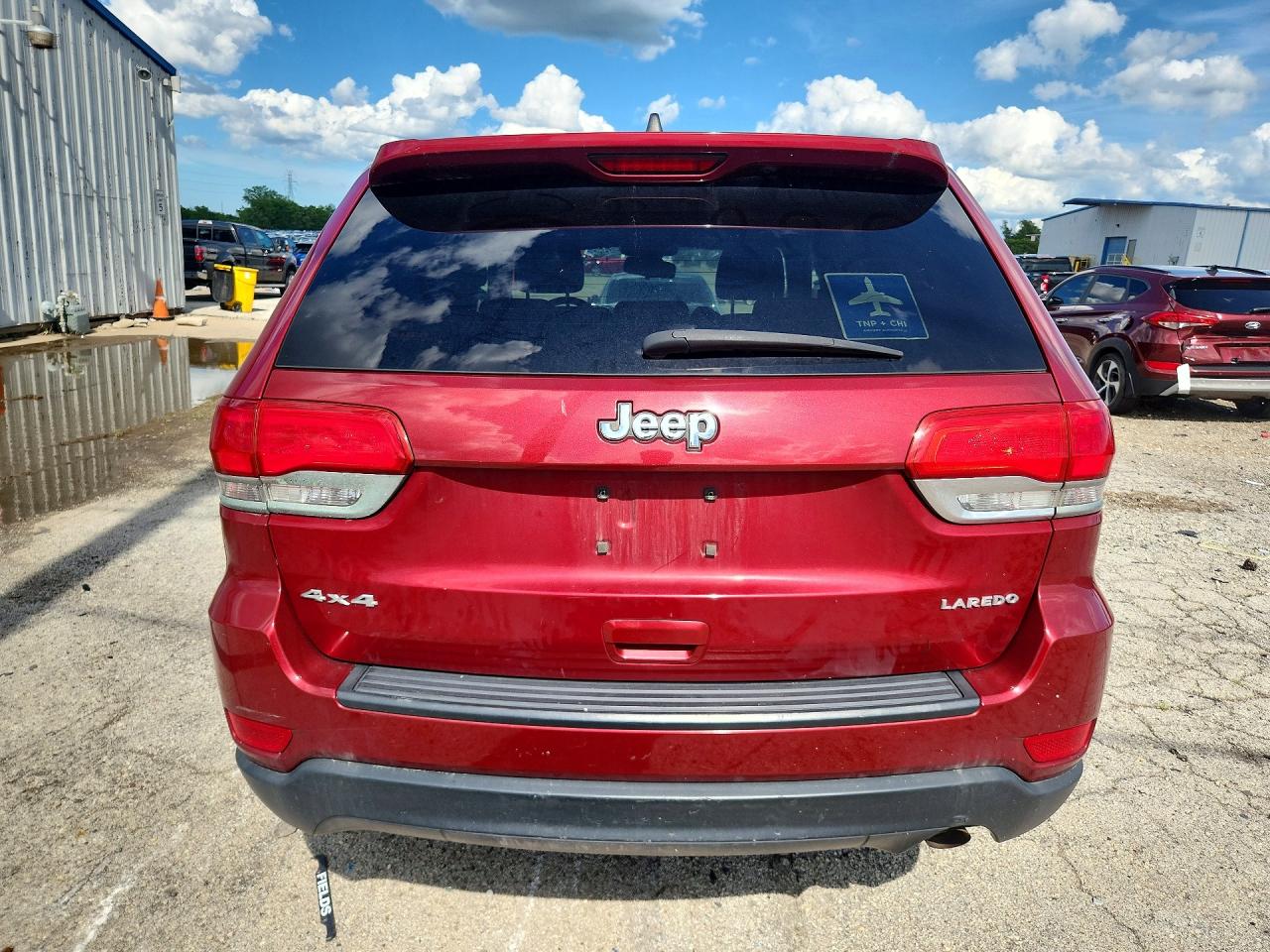 2014 Jeep Grand Cherokee Laredo Красный vin: 1C4RJFAG0EC182257