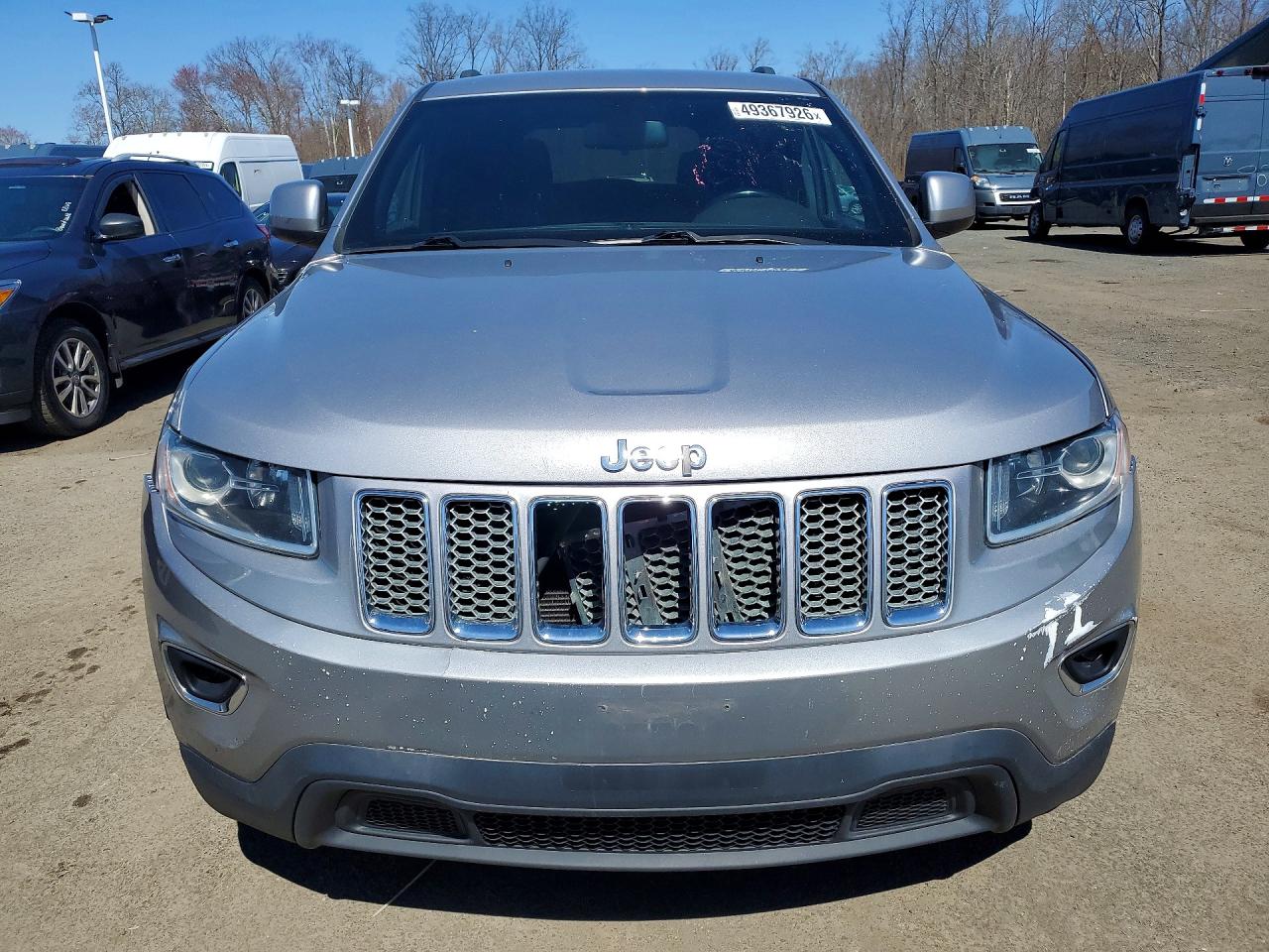 2014 Jeep Grand Cherokee Laredo Silver vin: 1C4RJFAG0EC210221