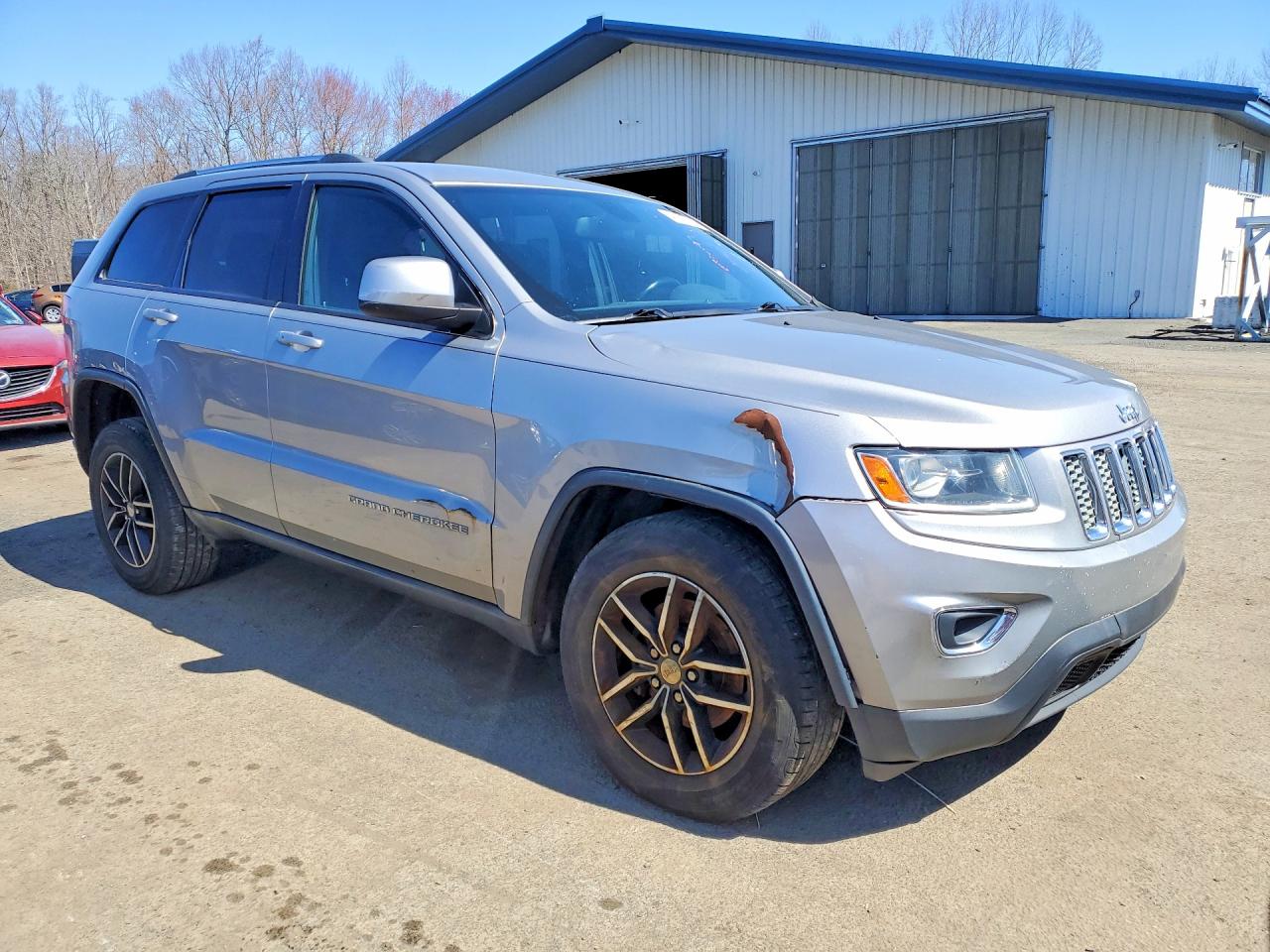 2014 Jeep Grand Cherokee Laredo Silver vin: 1C4RJFAG0EC210221
