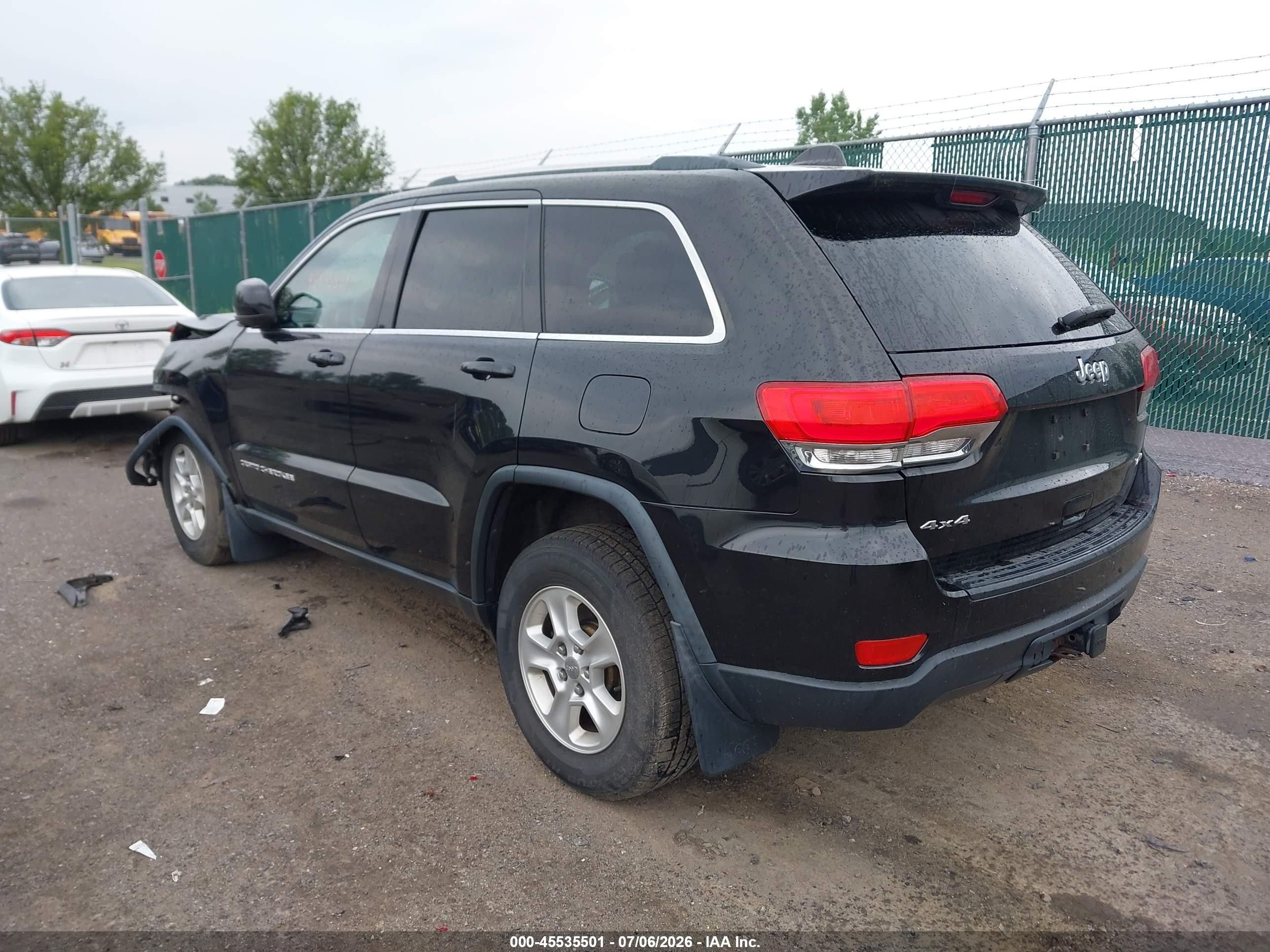 2014 Jeep Grand Cherokee Laredo Black vin: 1C4RJFAG0EC231814