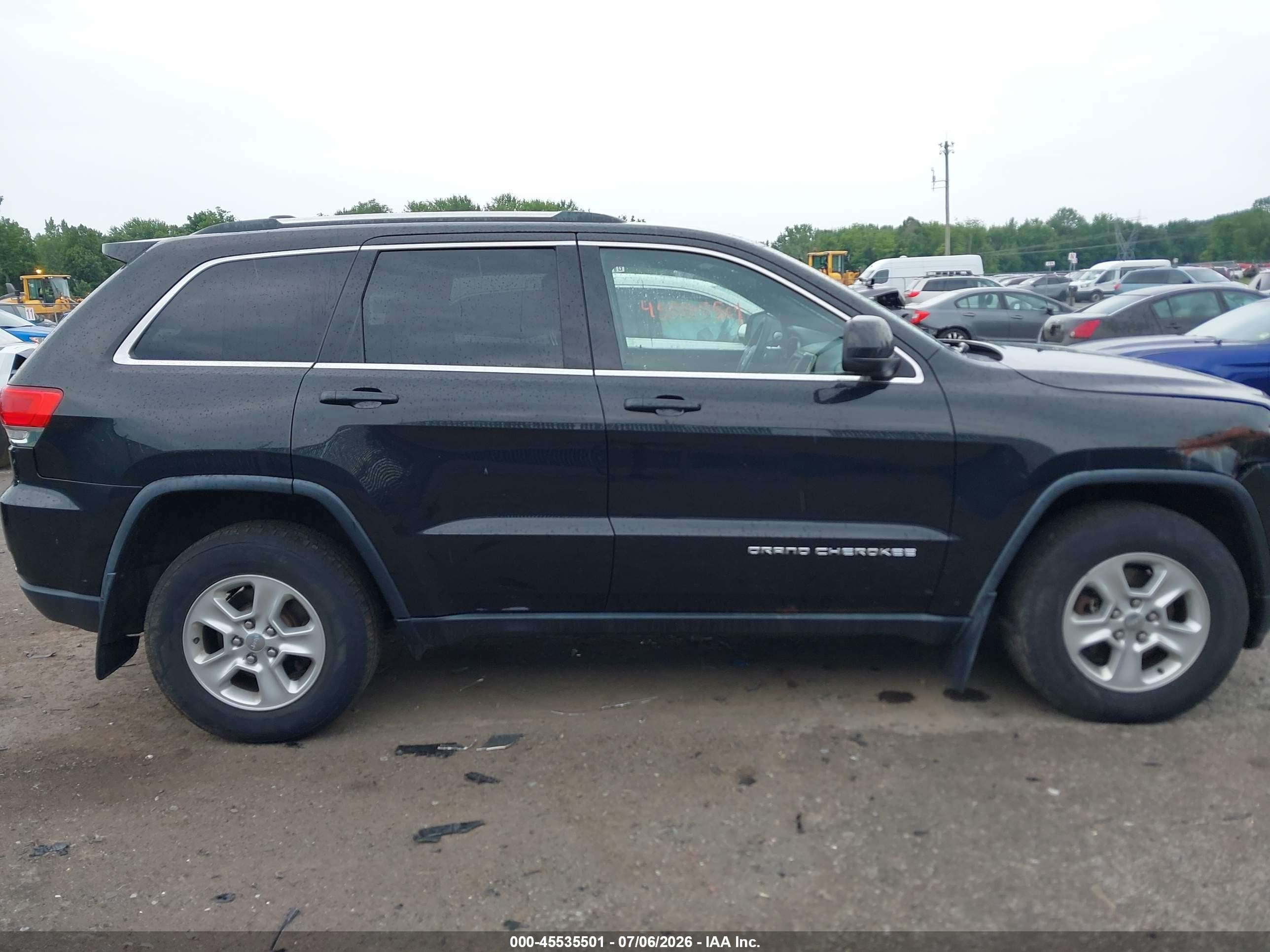 2014 Jeep Grand Cherokee Laredo Black vin: 1C4RJFAG0EC231814