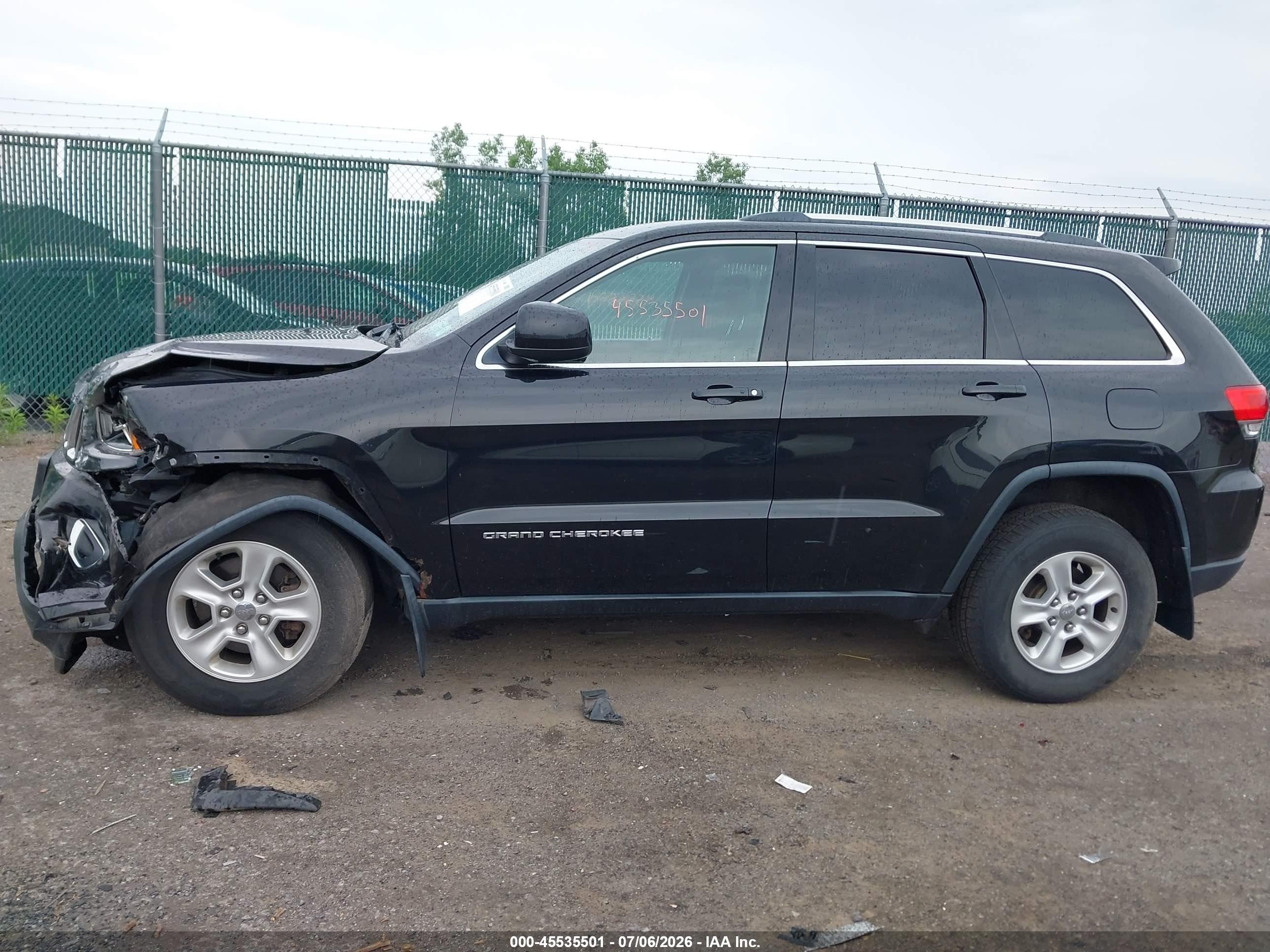 2014 Jeep Grand Cherokee Laredo Black vin: 1C4RJFAG0EC231814