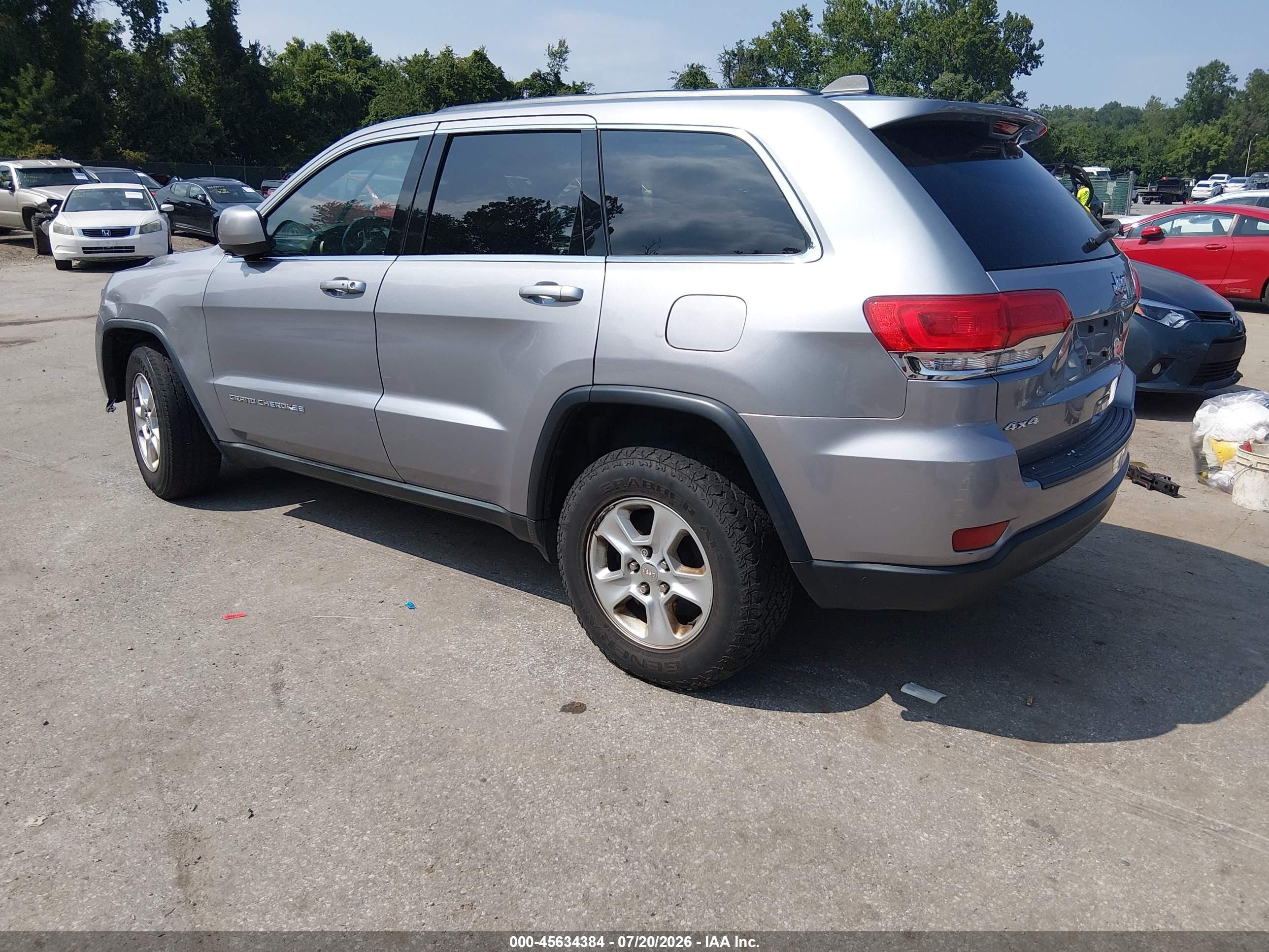 2014 Jeep Grand Cherokee Laredo Pewter vin: 1C4RJFAG0EC243140