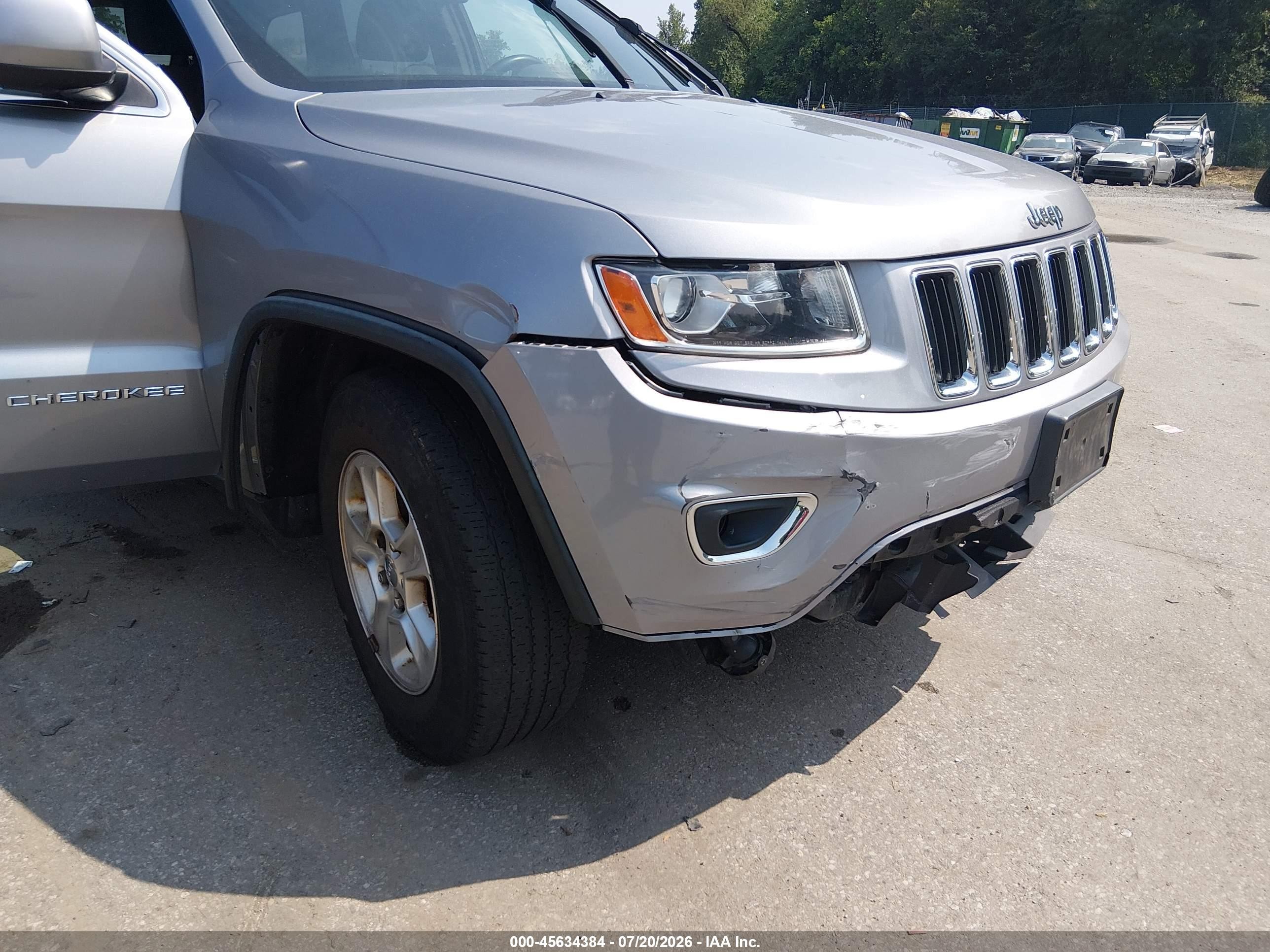 2014 Jeep Grand Cherokee Laredo Pewter vin: 1C4RJFAG0EC243140