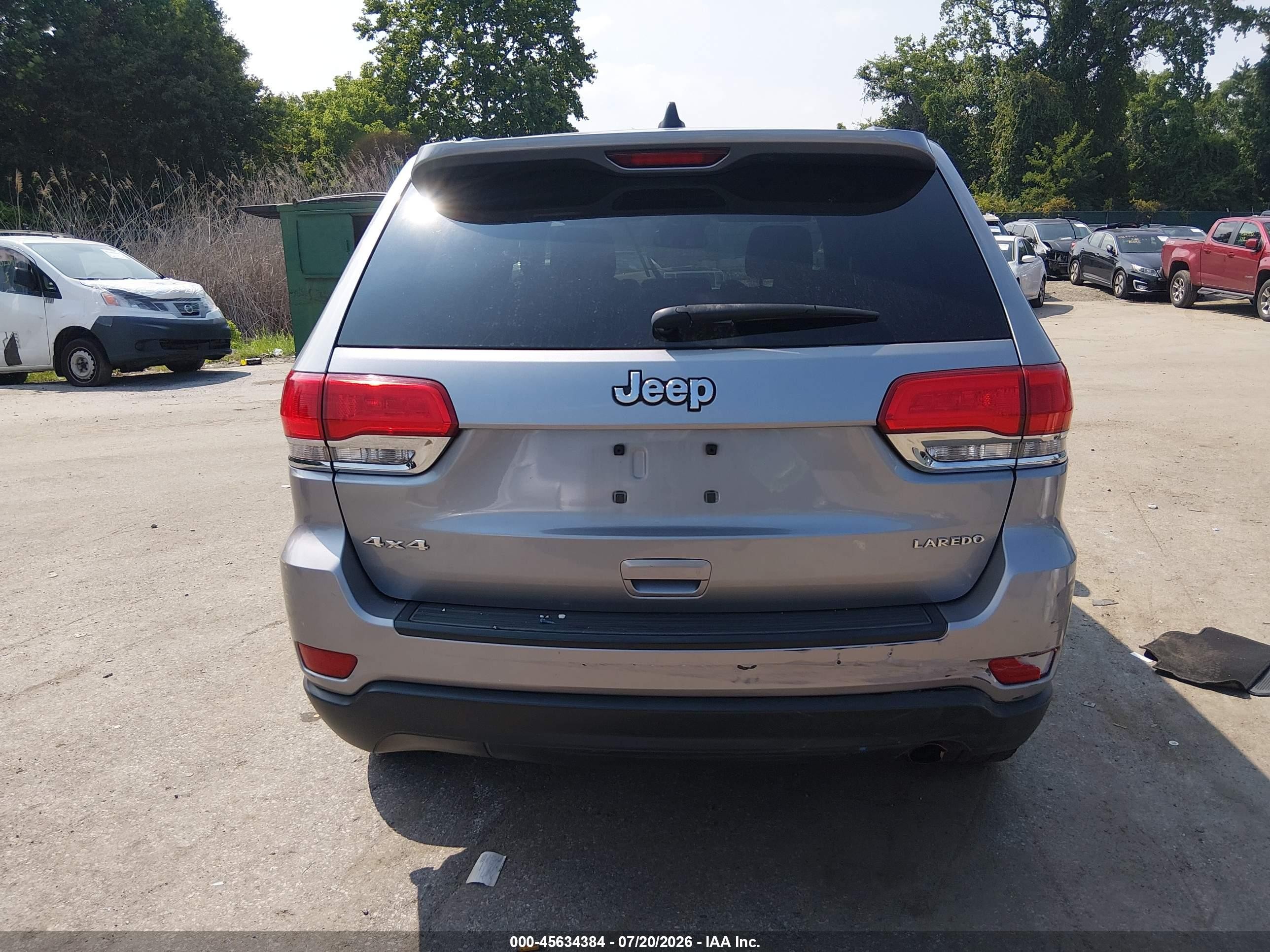 2014 Jeep Grand Cherokee Laredo Pewter vin: 1C4RJFAG0EC243140