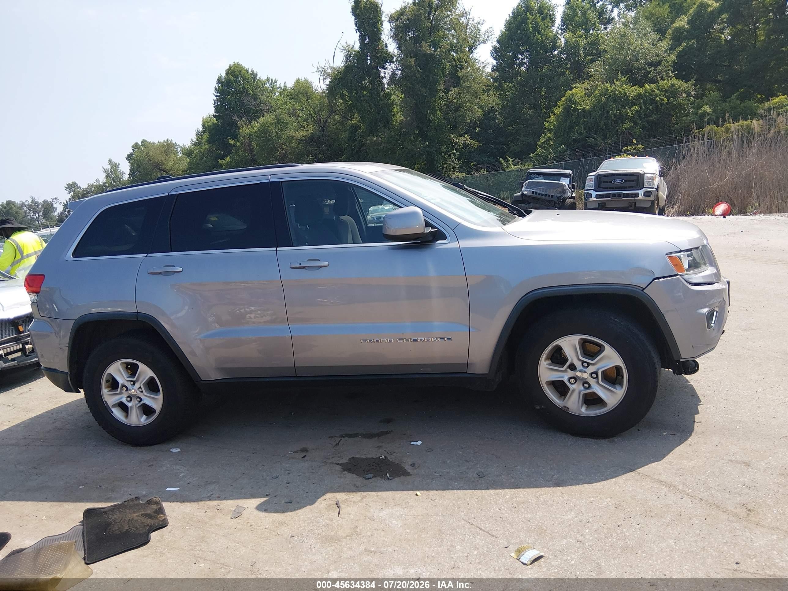 2014 Jeep Grand Cherokee Laredo Pewter vin: 1C4RJFAG0EC243140