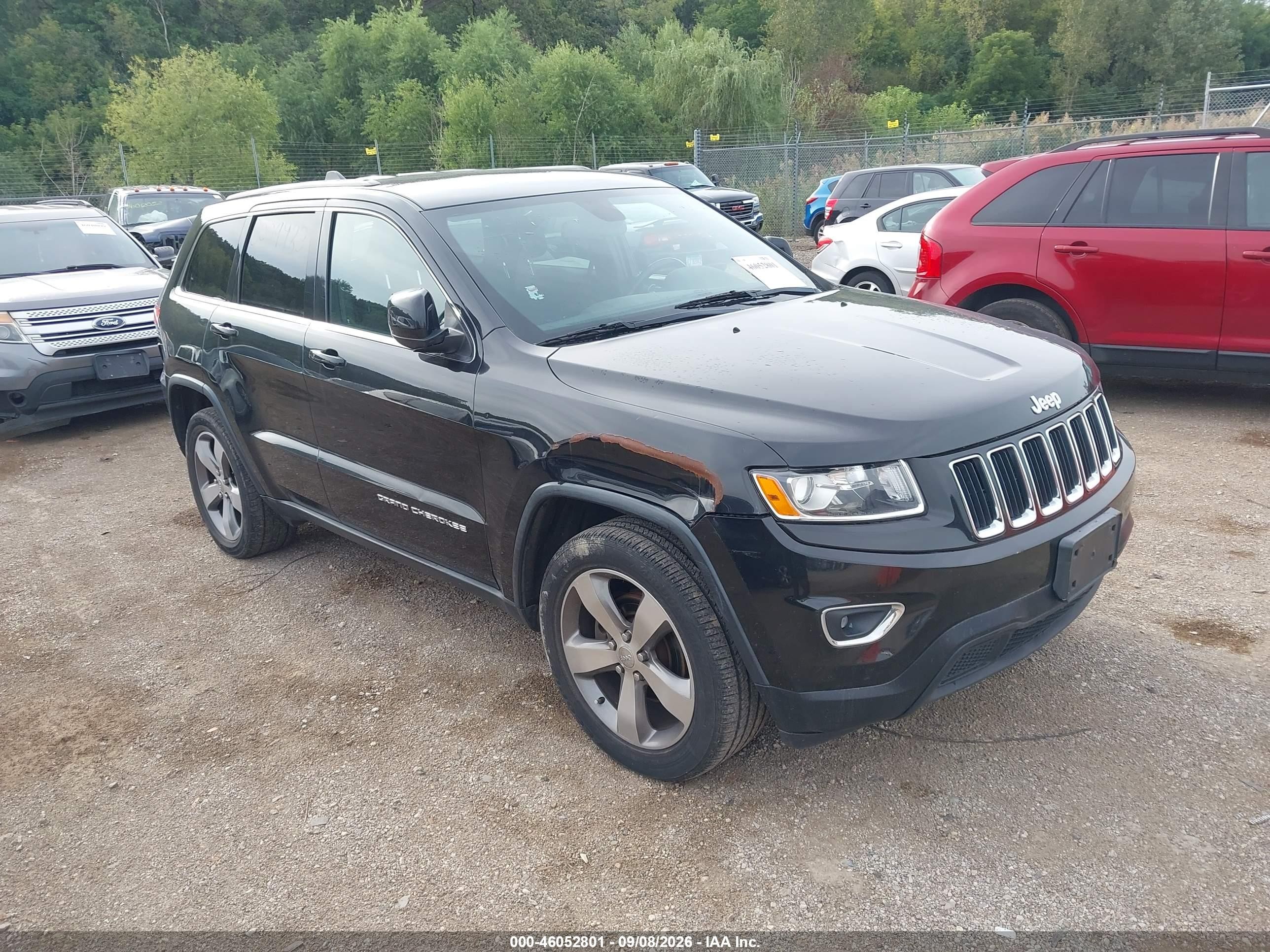2014 Jeep Grand Cherokee Laredo Черный vin: 1C4RJFAG0EC270144