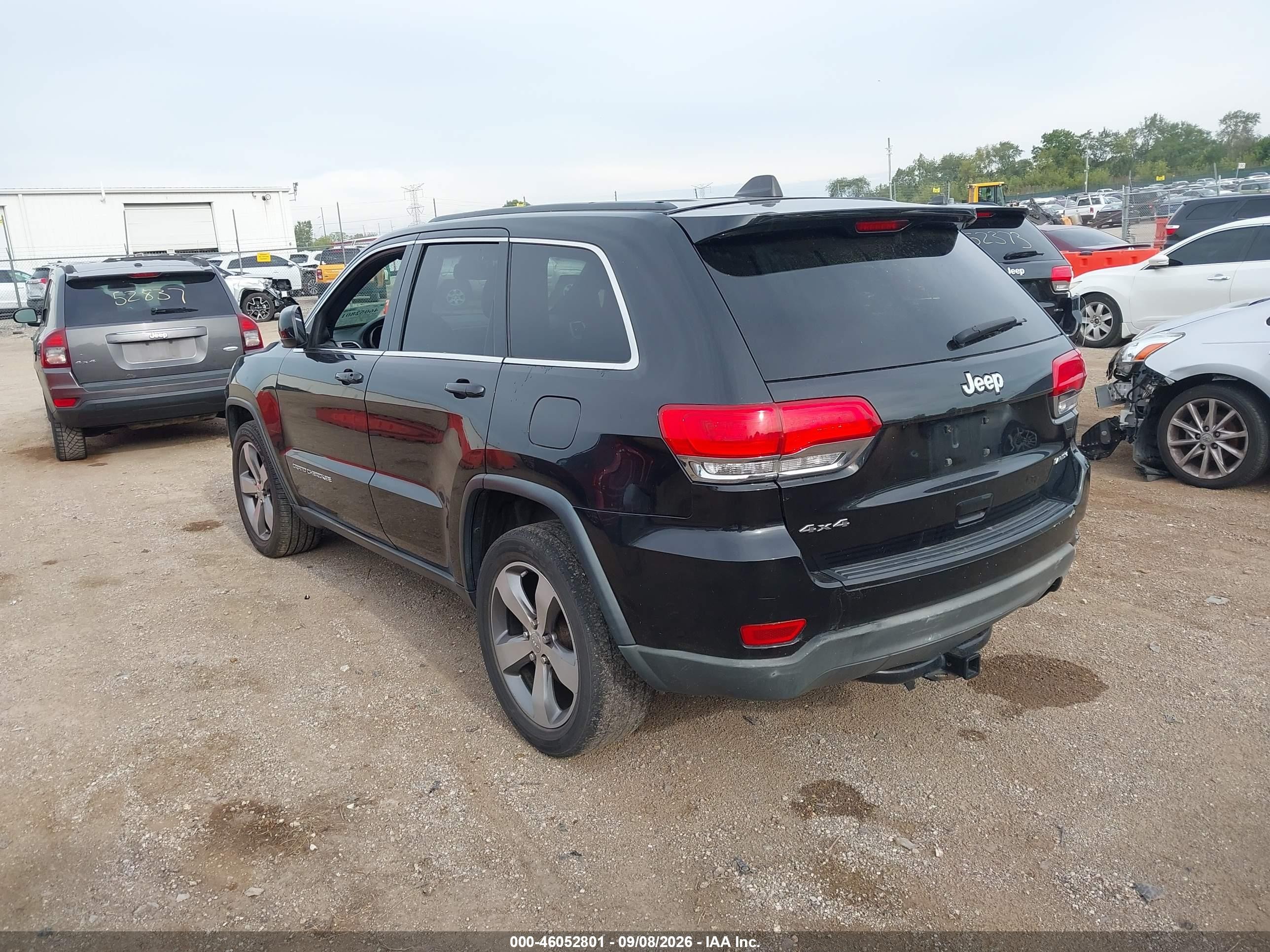 2014 Jeep Grand Cherokee Laredo Black vin: 1C4RJFAG0EC270144