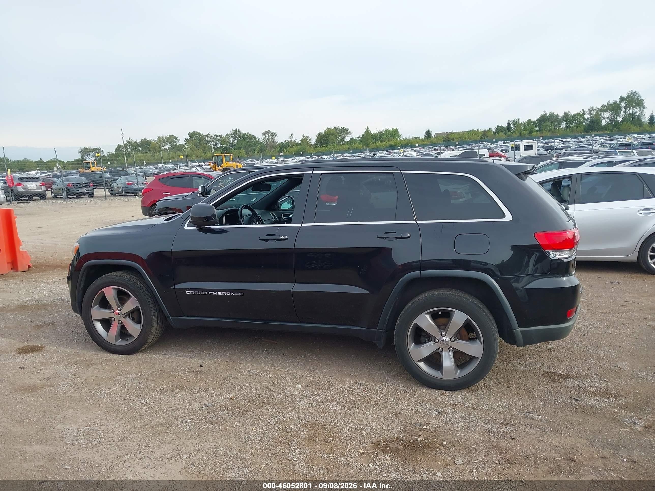 2014 Jeep Grand Cherokee Laredo Black vin: 1C4RJFAG0EC270144