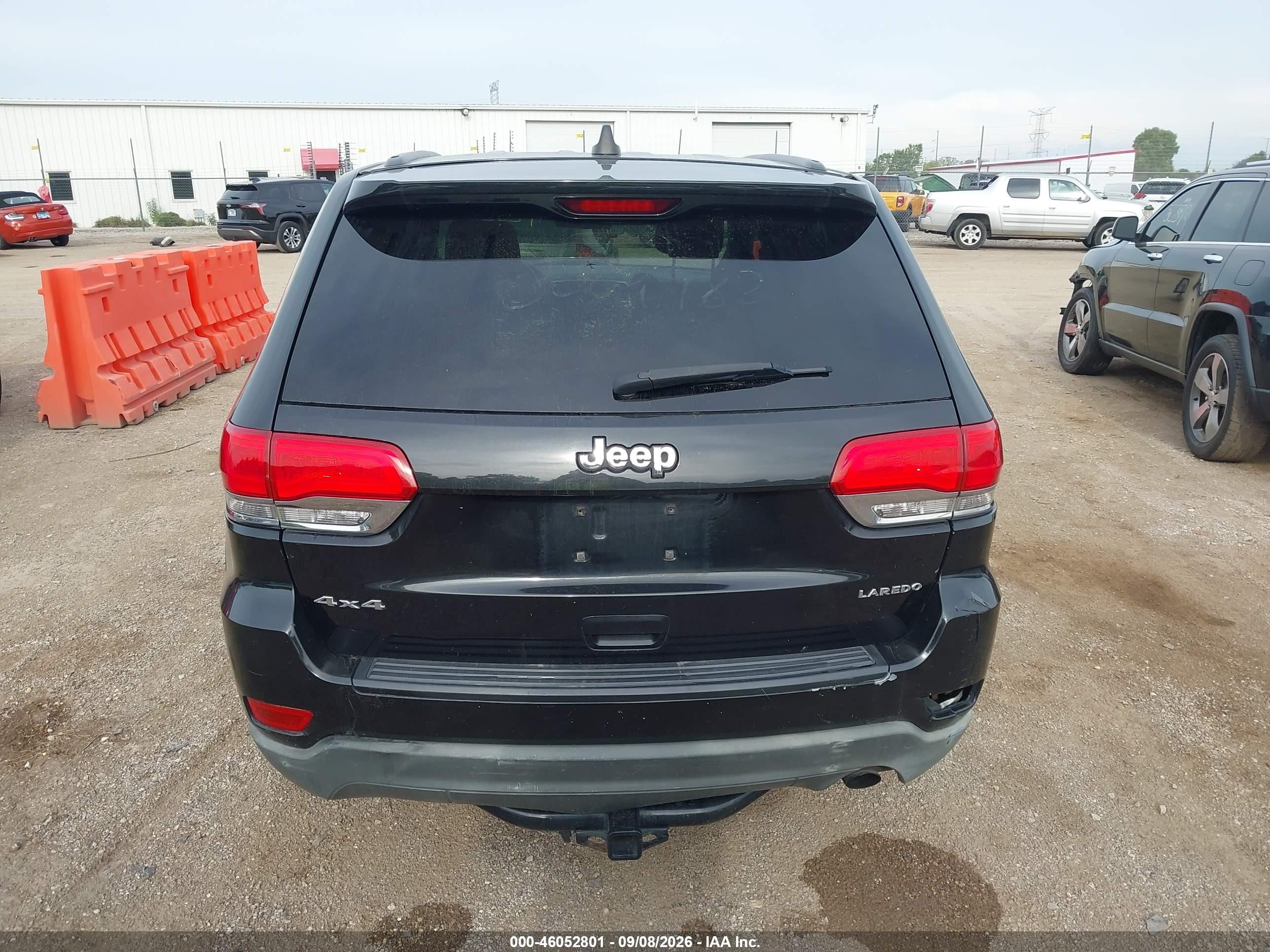 2014 Jeep Grand Cherokee Laredo Black vin: 1C4RJFAG0EC270144