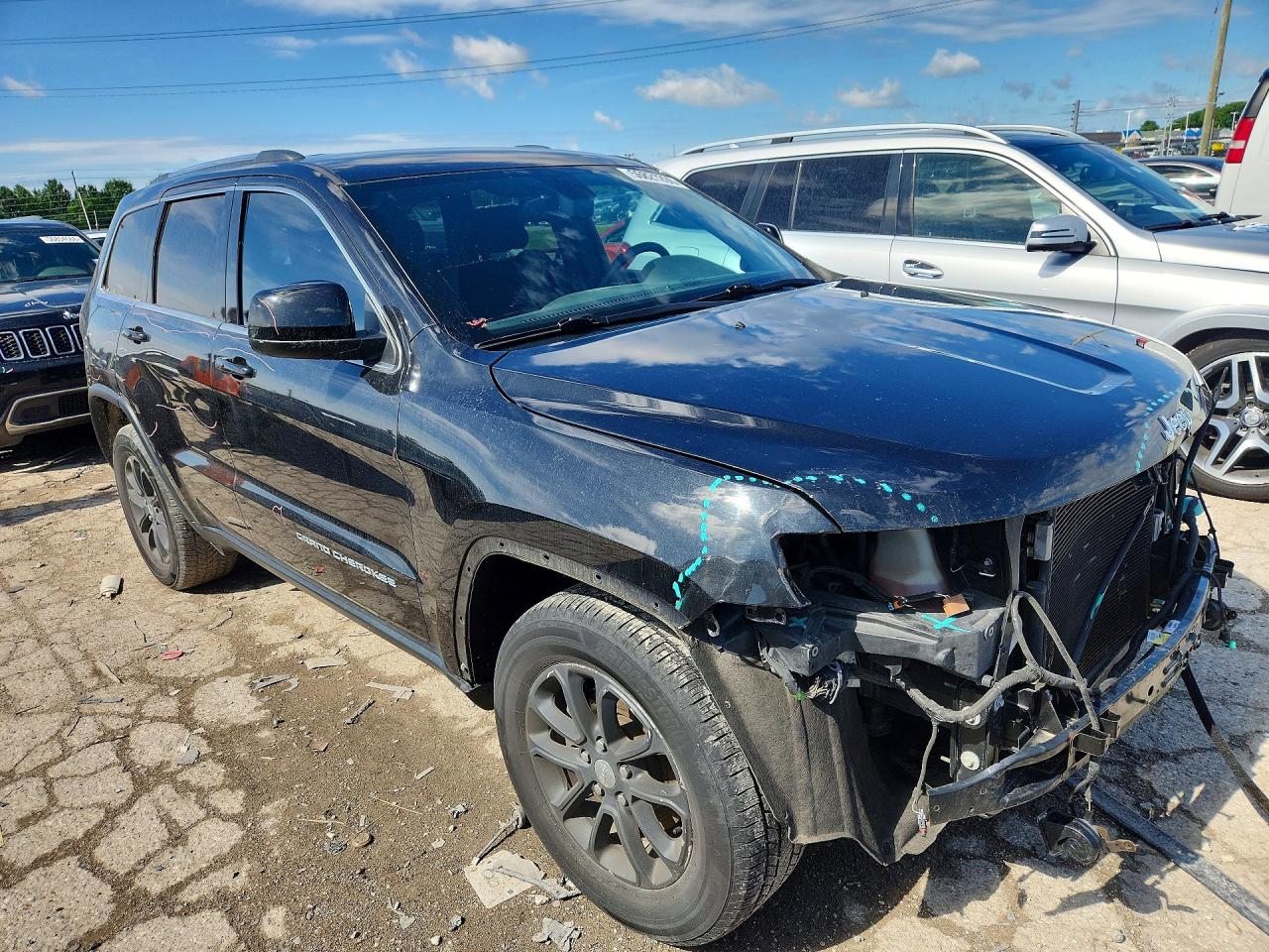 2014 Jeep Grand Cherokee Laredo Black vin: 1C4RJFAG0EC391711