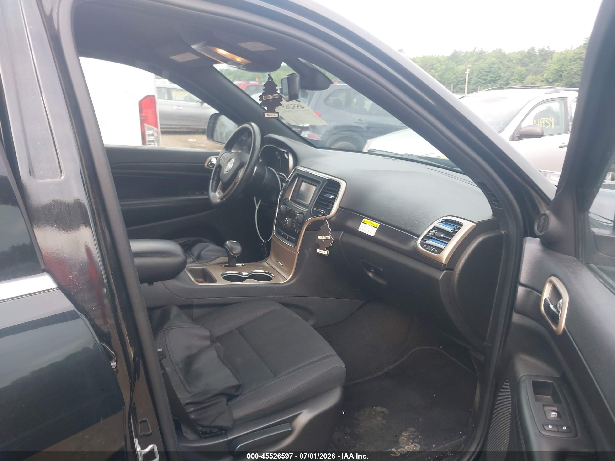 2014 Jeep Grand Cherokee Laredo Black vin: 1C4RJFAG0EC430071
