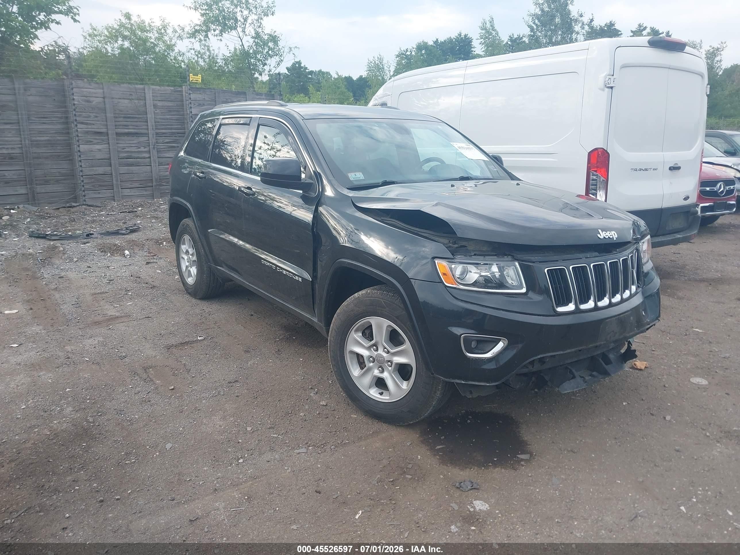 2014 Jeep Grand Cherokee Laredo Black vin: 1C4RJFAG0EC430071