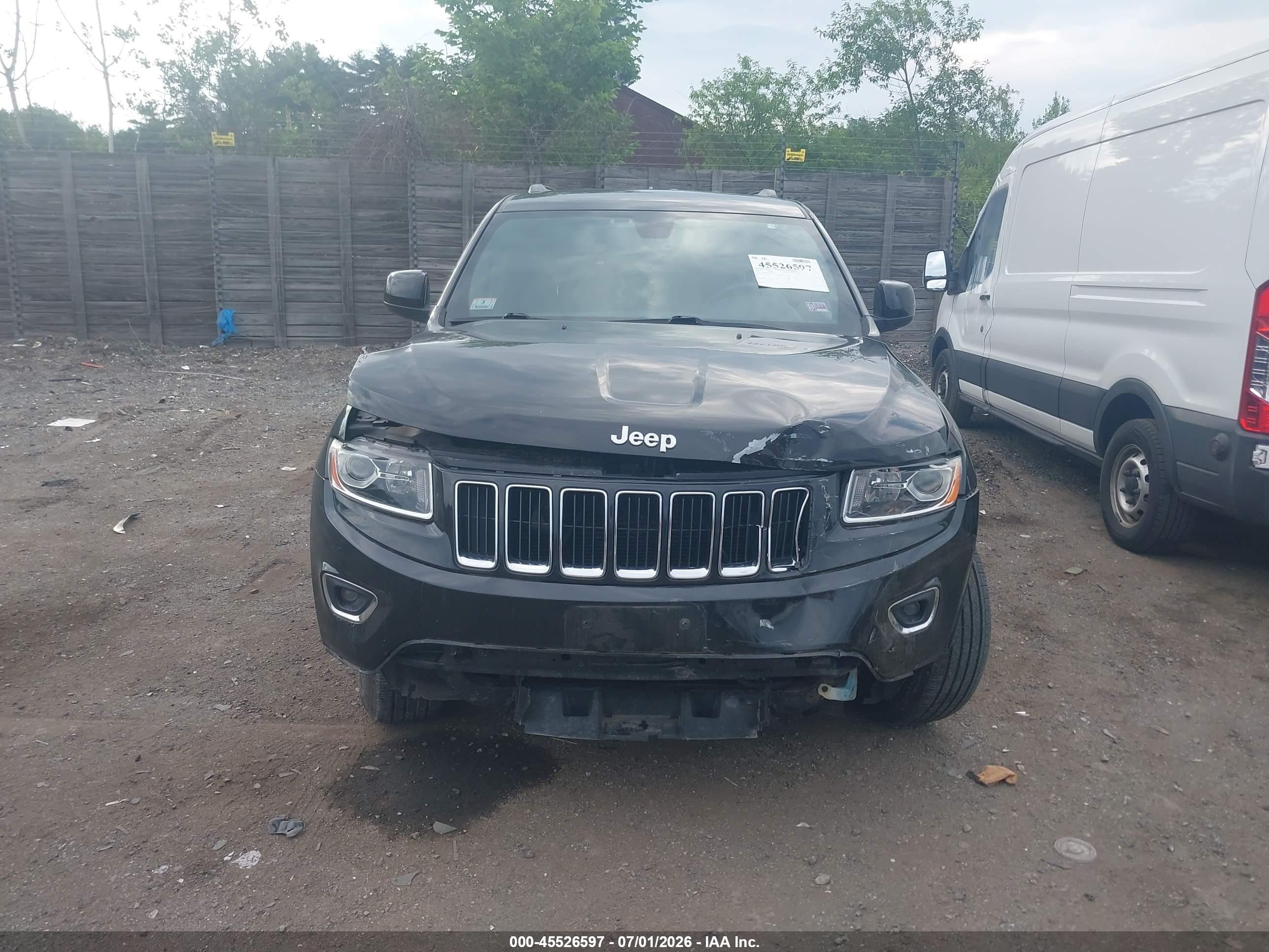 2014 Jeep Grand Cherokee Laredo Black vin: 1C4RJFAG0EC430071