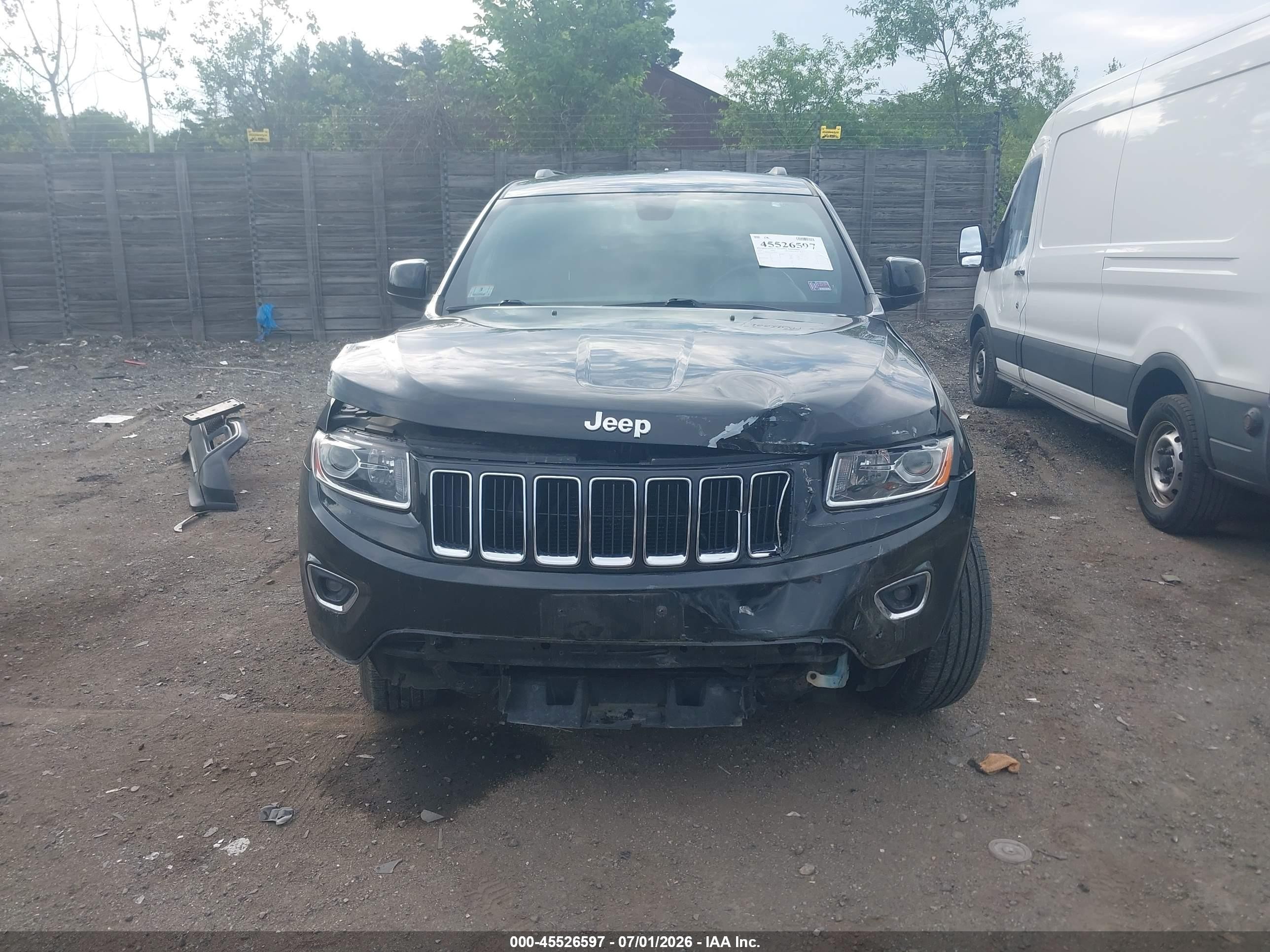 2014 Jeep Grand Cherokee Laredo Black vin: 1C4RJFAG0EC430071