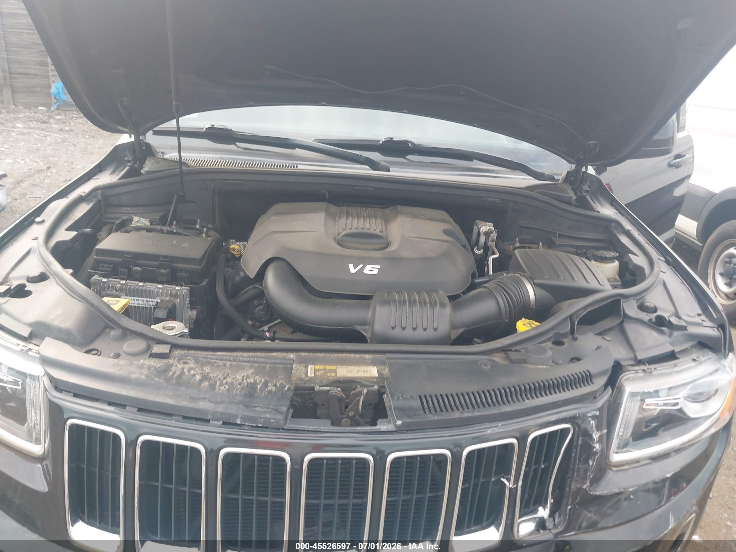 2014 Jeep Grand Cherokee Laredo Black vin: 1C4RJFAG0EC430071
