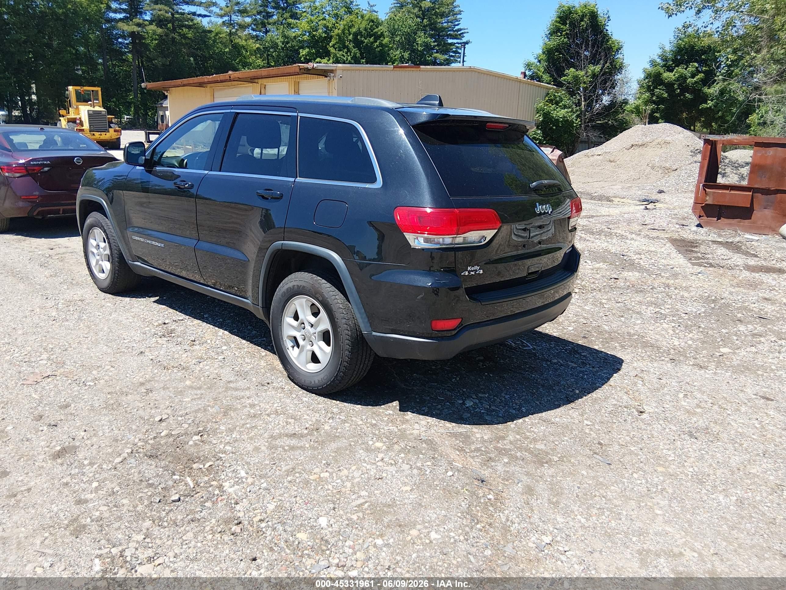 2014 Jeep Grand Cherokee Laredo Black vin: 1C4RJFAG0EC439398