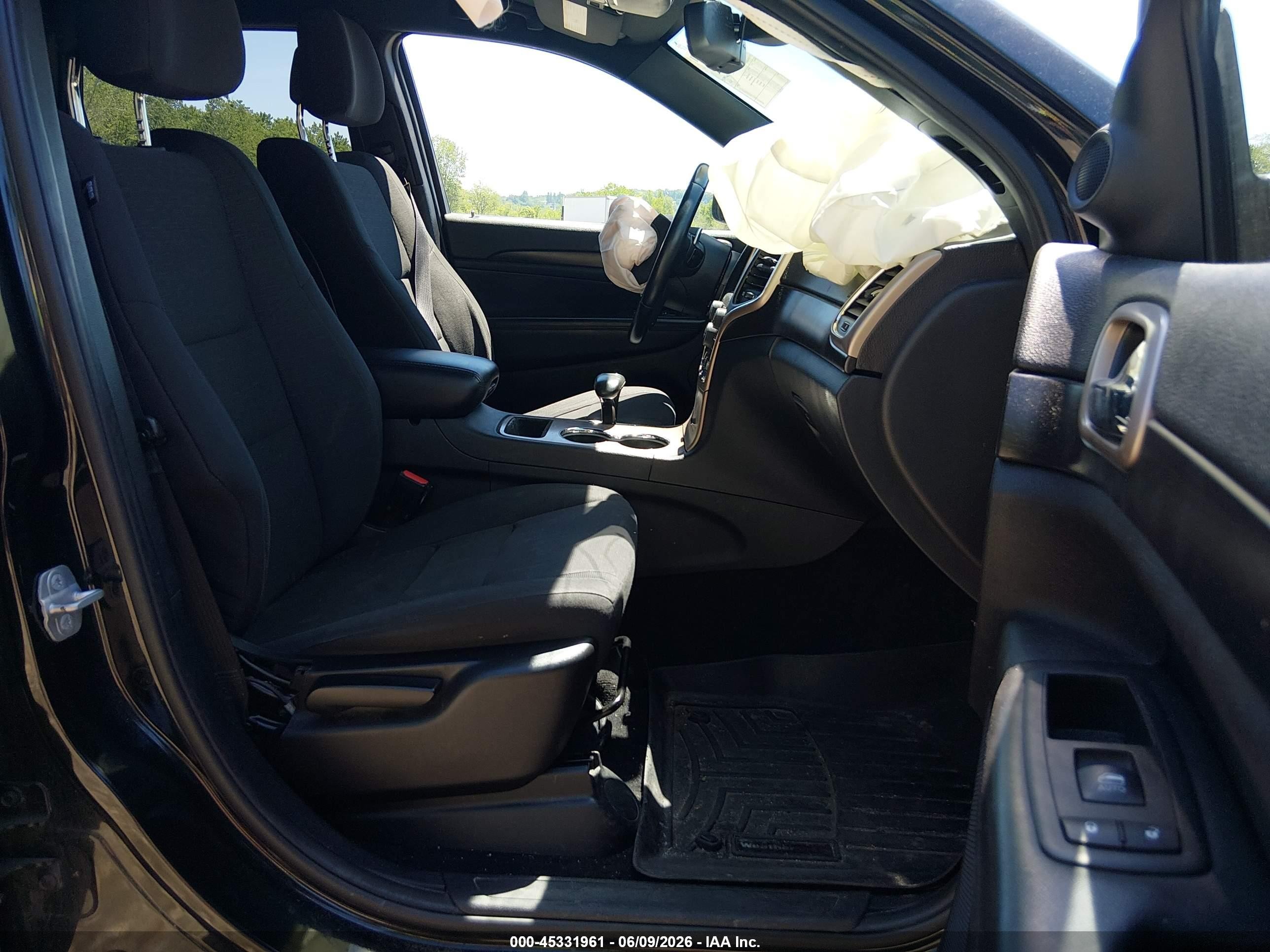 2014 Jeep Grand Cherokee Laredo Black vin: 1C4RJFAG0EC439398