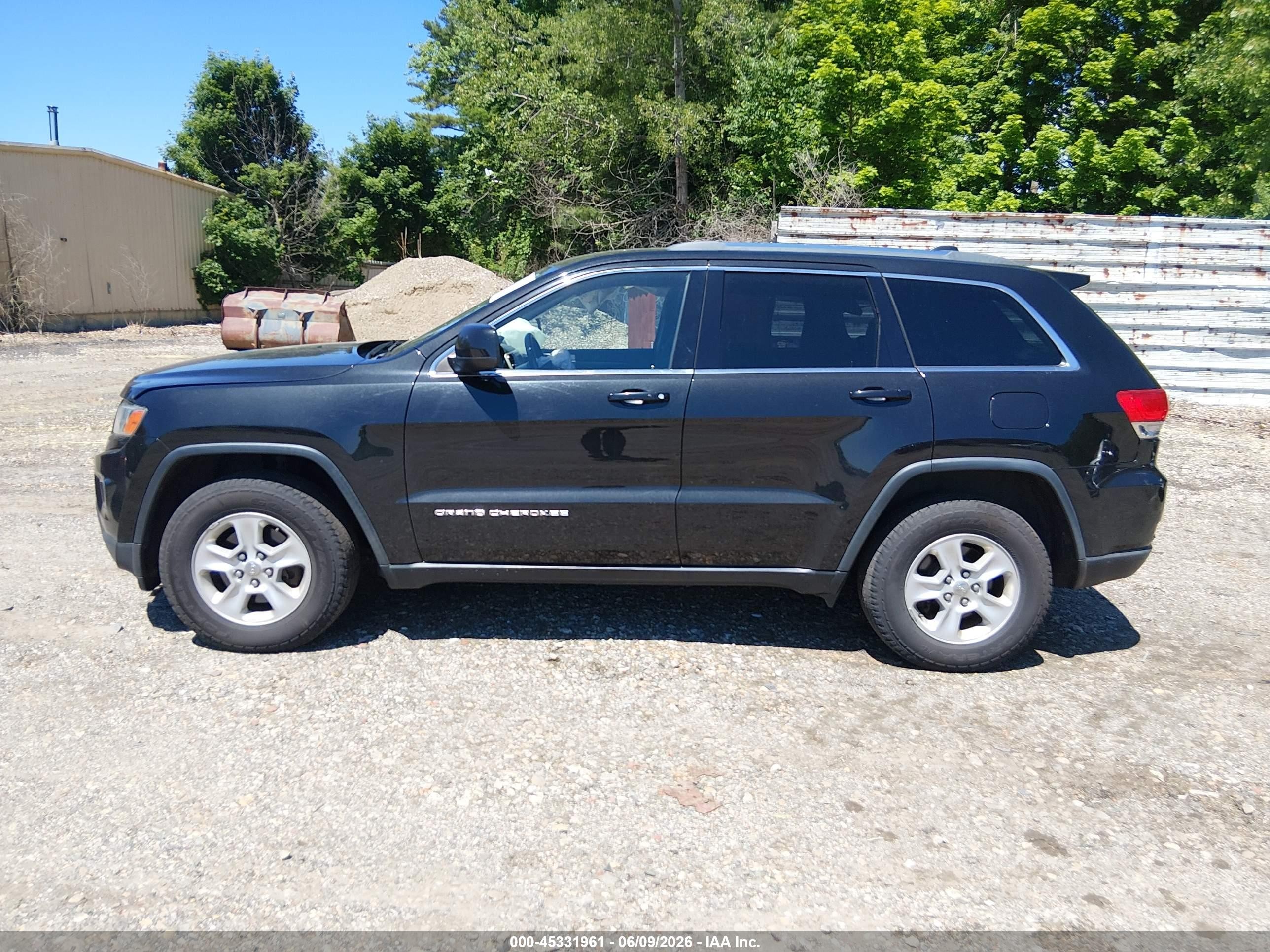 2014 Jeep Grand Cherokee Laredo Black vin: 1C4RJFAG0EC439398
