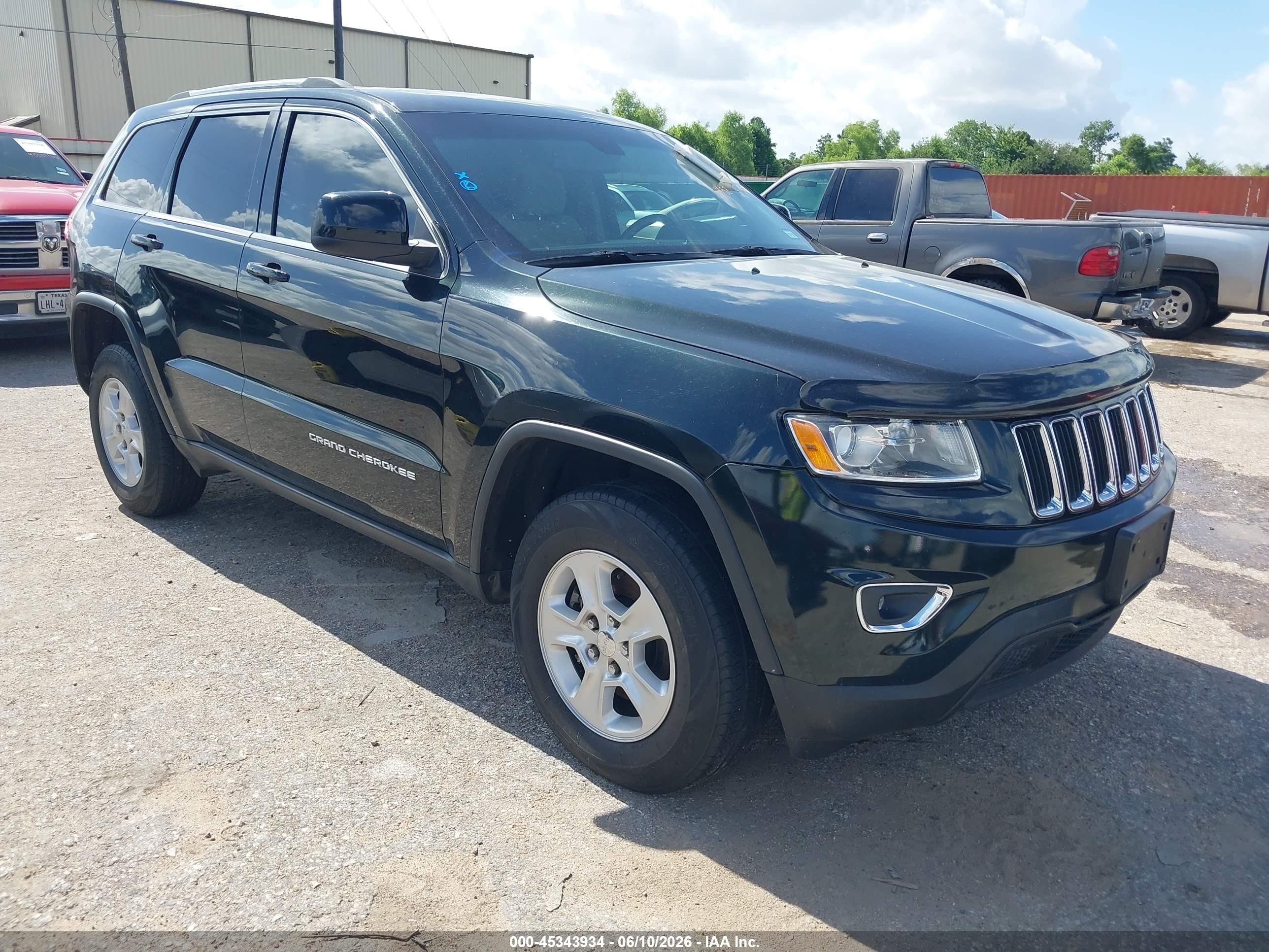 2014 Jeep Grand Cherokee Laredo Green vin: 1C4RJFAG0EC501205
